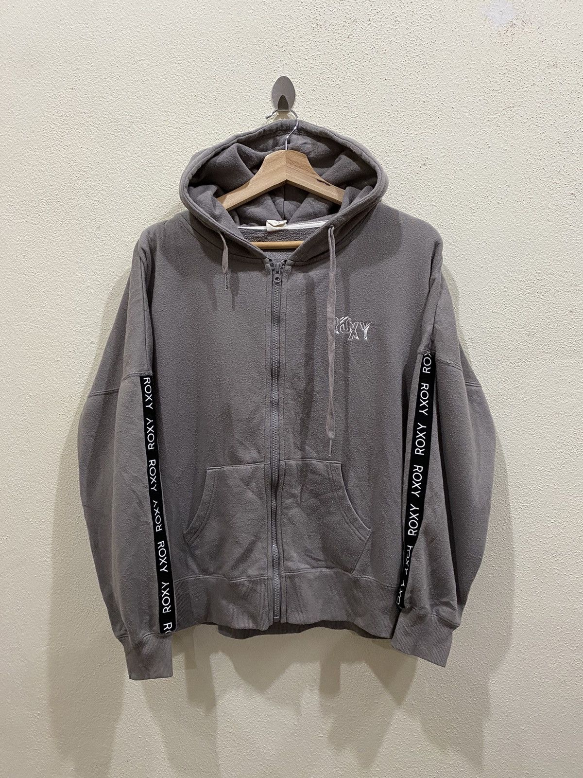 Vintage Vintage Roxy Spell Out Zipper Hoodies Size M / US 6-8 / IT 42-44 - 2 Thumbnail