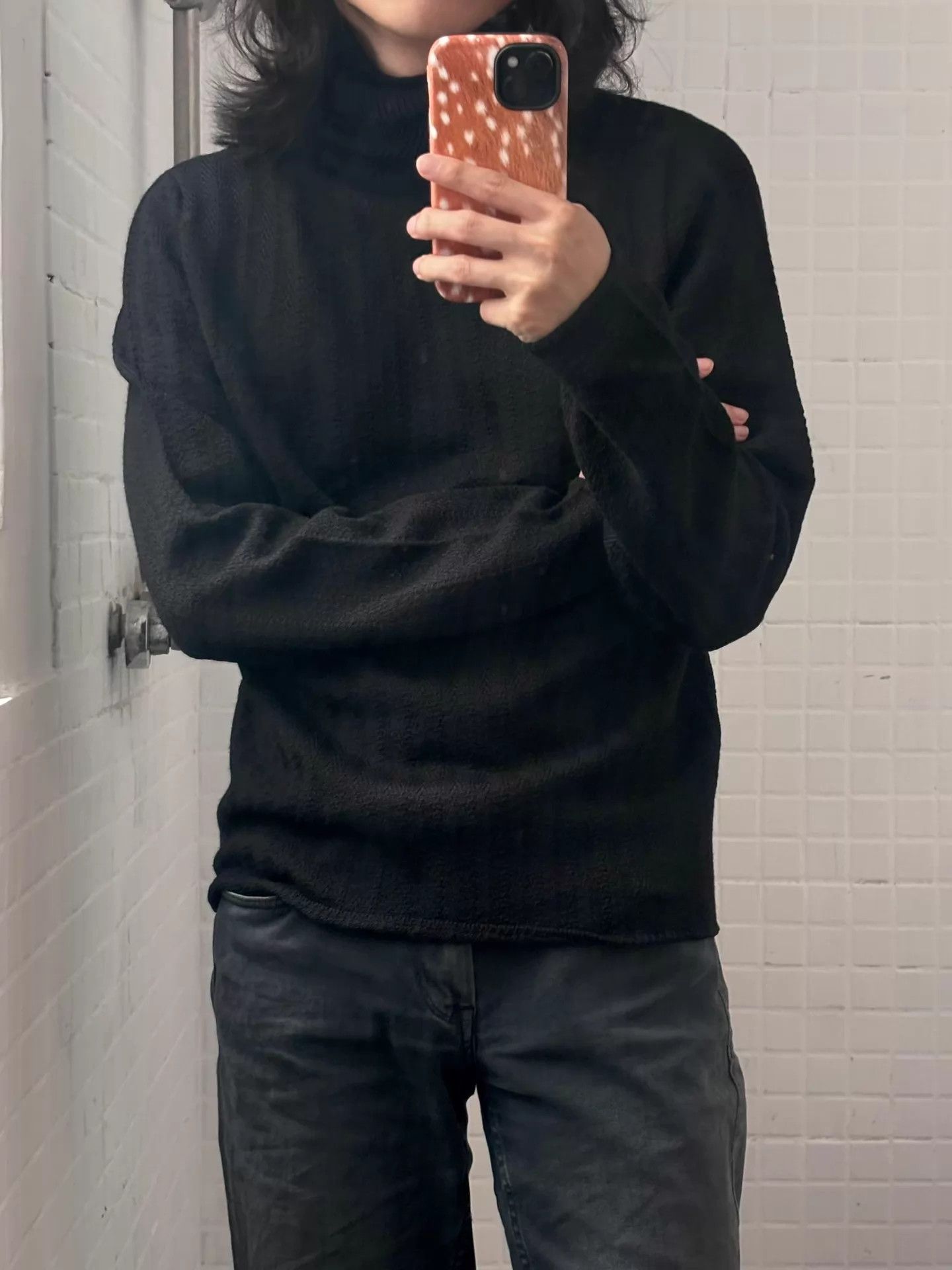 Helmut Lang Helmut Lang 00's Black Turtleneck Sweater Size 46 Size US S / EU 44-46 / 1 - 3 Thumbnail