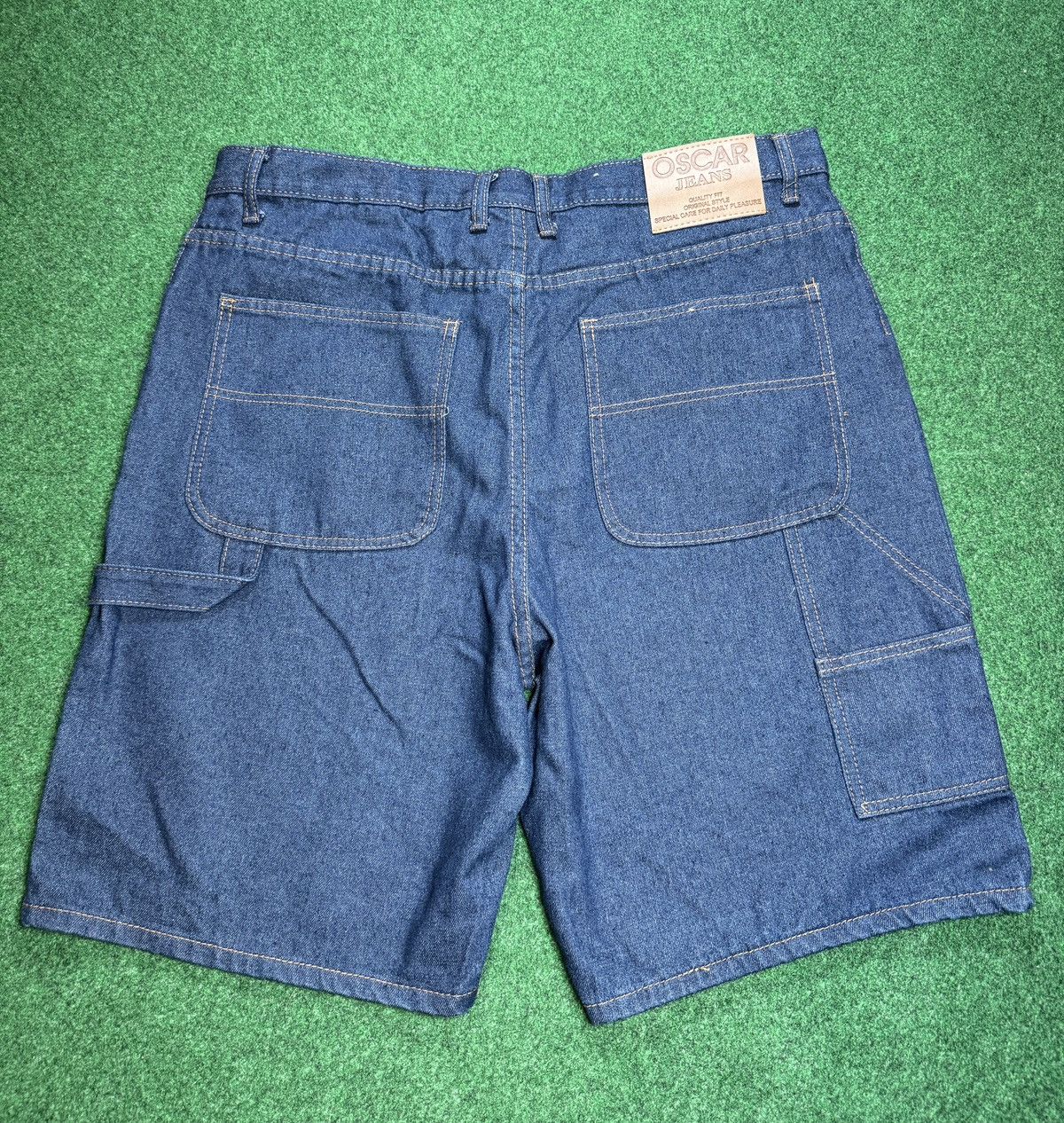 Ecko Unltd. × Southpole Y2K Baggy Wide Skater Grunge Jorts Carpenter Denim Shorts Size US 38 / EU 54 - 1 Thumbnail