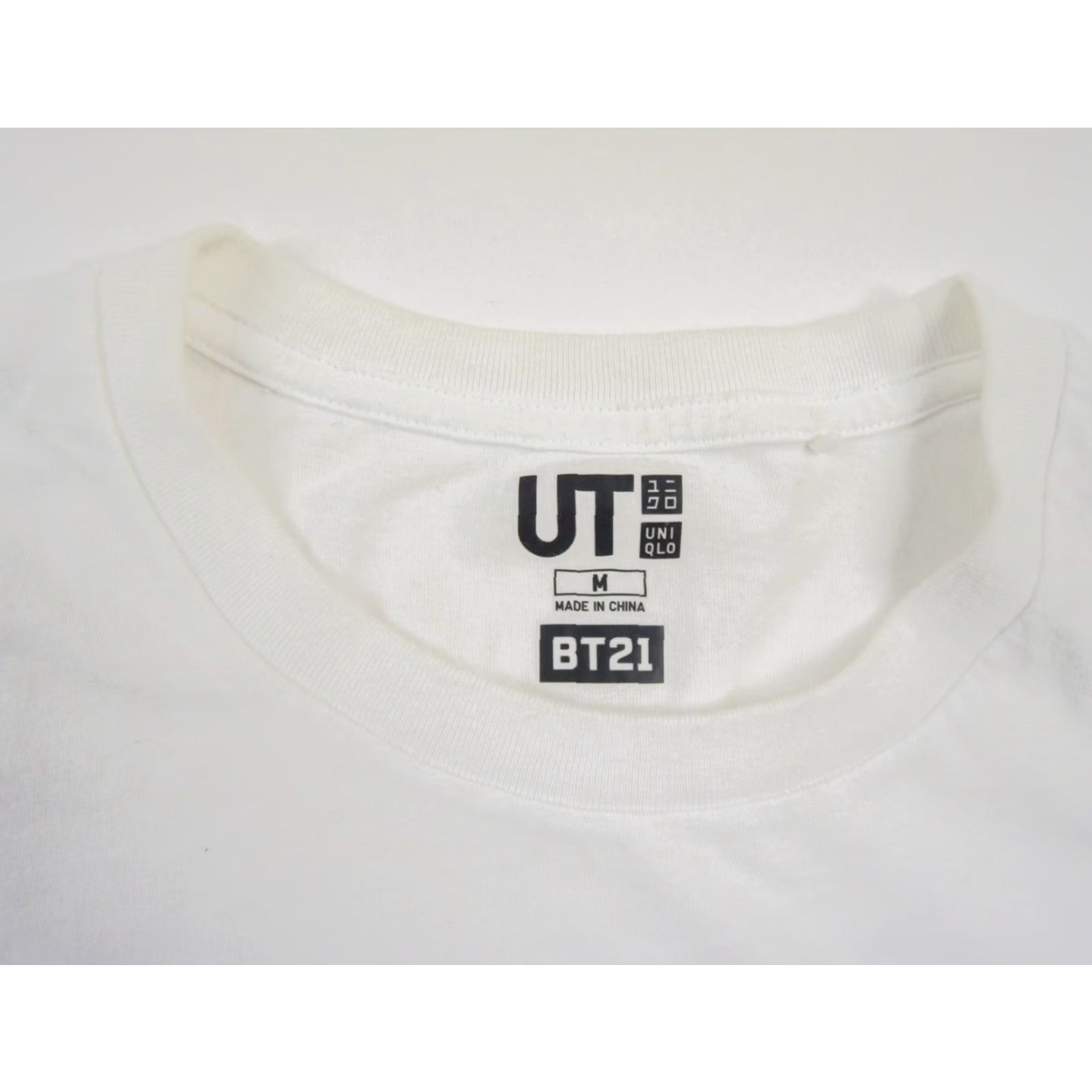 Uniqlo VINTAGE BTS Uniqlo Shirt Mens Medium White Short Sleeve Crew Neck Tee BT21 KPOP Music World Tour 90s Mens Size US M / EU 48-50 / 2 - 6 Thumbnail