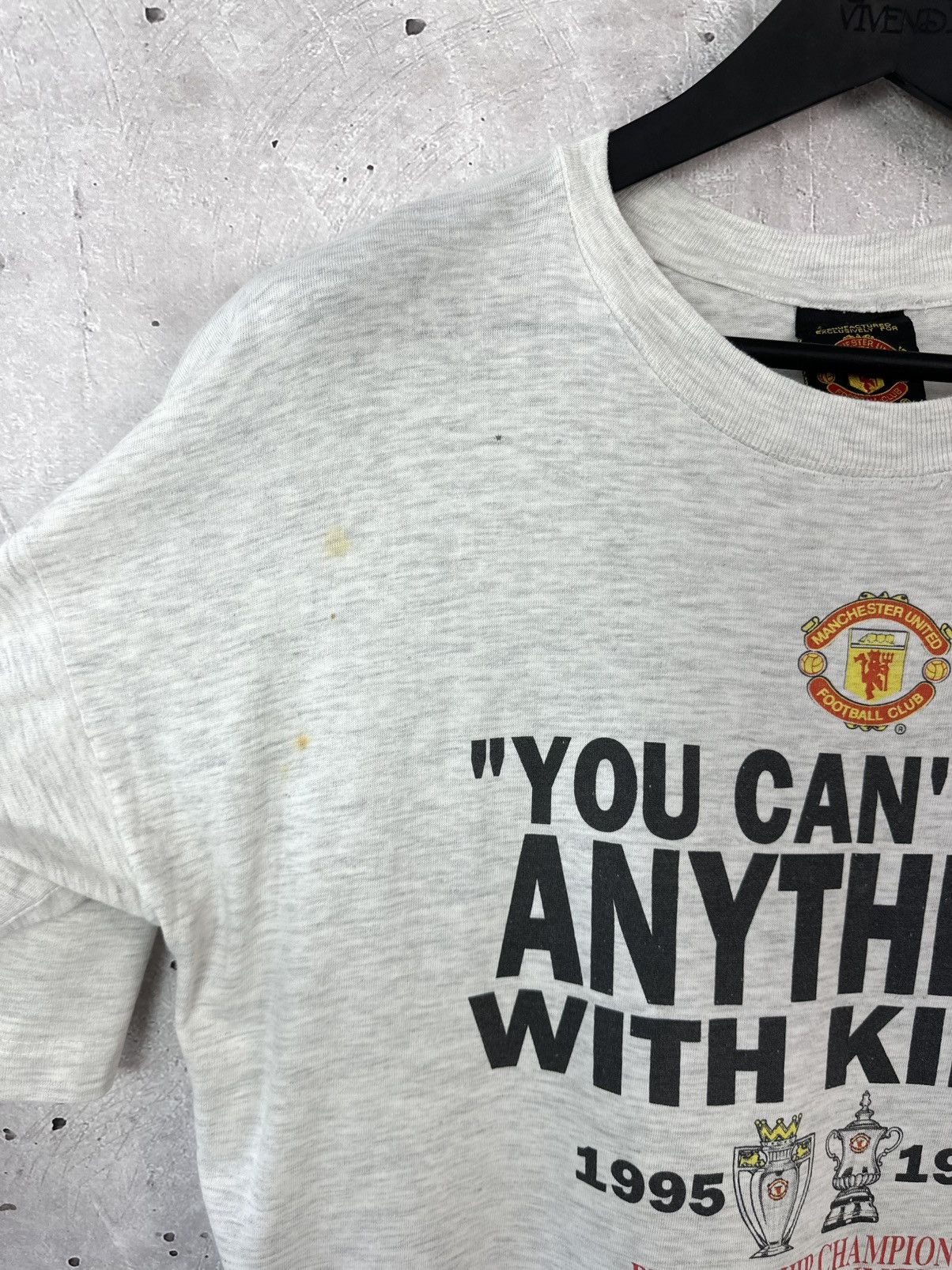 Vintage Vintage Manchester United Premiership Champions 95-96 Tshirt Size US L / EU 52-54 / 3 - 3 Thumbnail