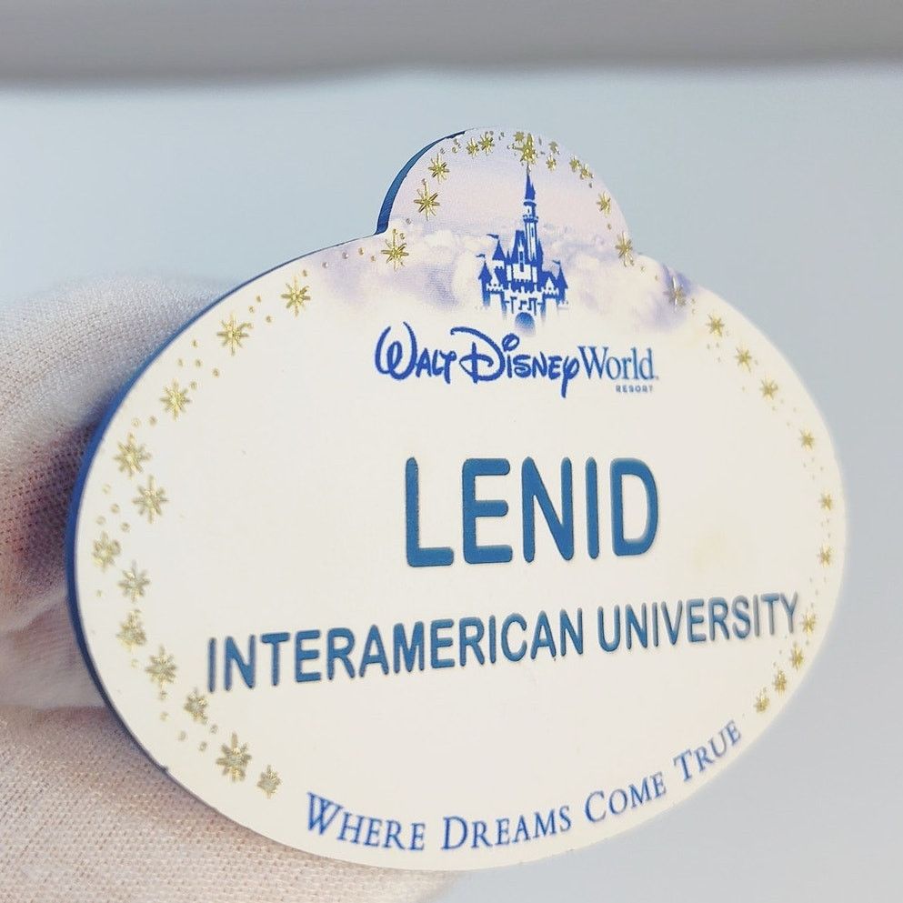 Disney Disney Parks Cast Member Badge Lendi White Gold Stars Size ONE SIZE - 5 Thumbnail