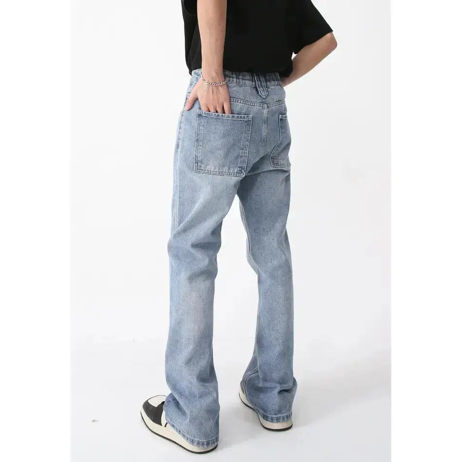 Japanese Brand Retro loose high street micro flared jeans Size US 32 / EU 48 - 3 Thumbnail