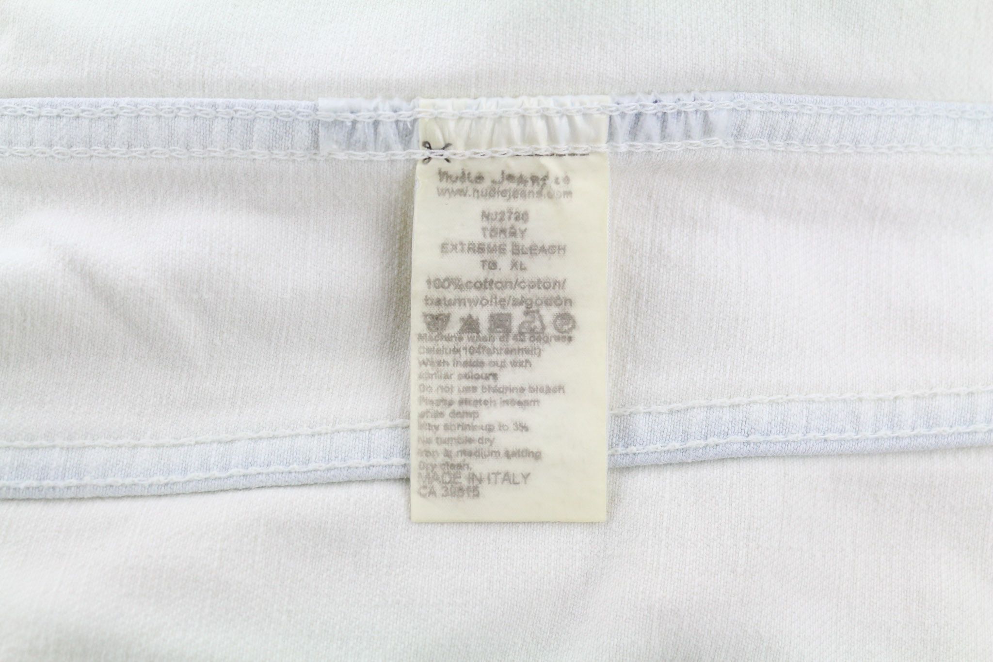 Nudie Jeans TERRY XL Extreme Bleach Light Jacket 81037 Size US XL / EU 56 / 4 - 7 Thumbnail
