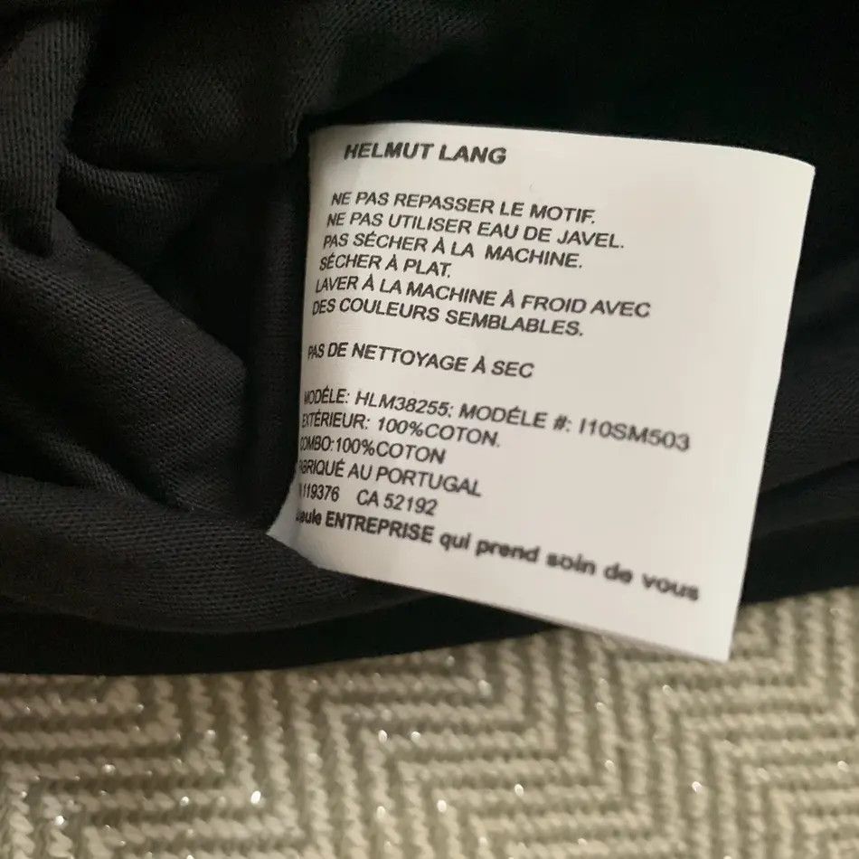 Helmut Lang Helmut Lang Smart PPL Longsleeve Black S Size US S / EU 44-46 / 1 - 3 Thumbnail