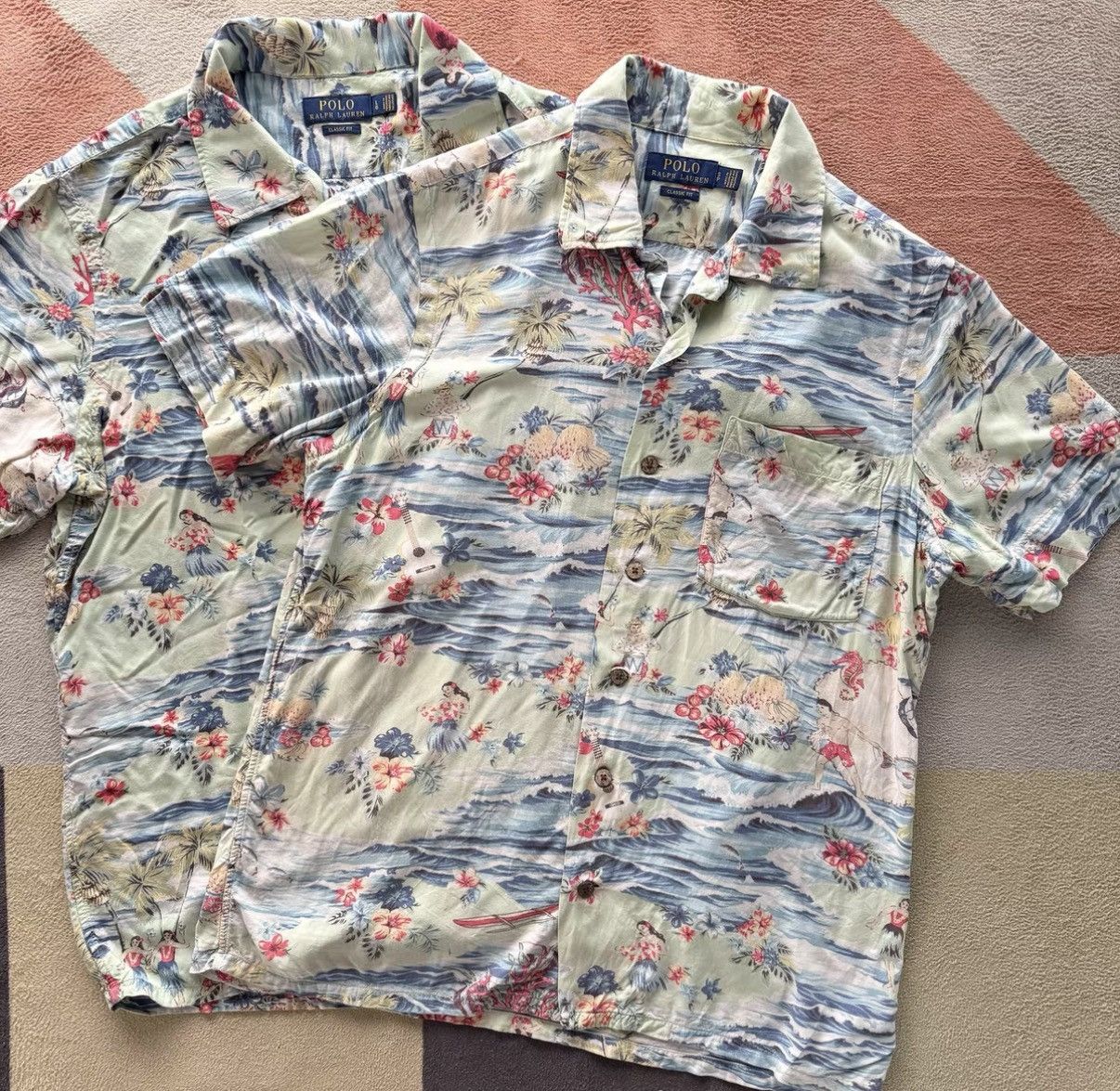 Polo Ralph Lauren Ralph Lauren RL Polo Hawaiian Short Sleeve Shirt K22 Size US L / EU 52-54 / 3 - 9 Thumbnail