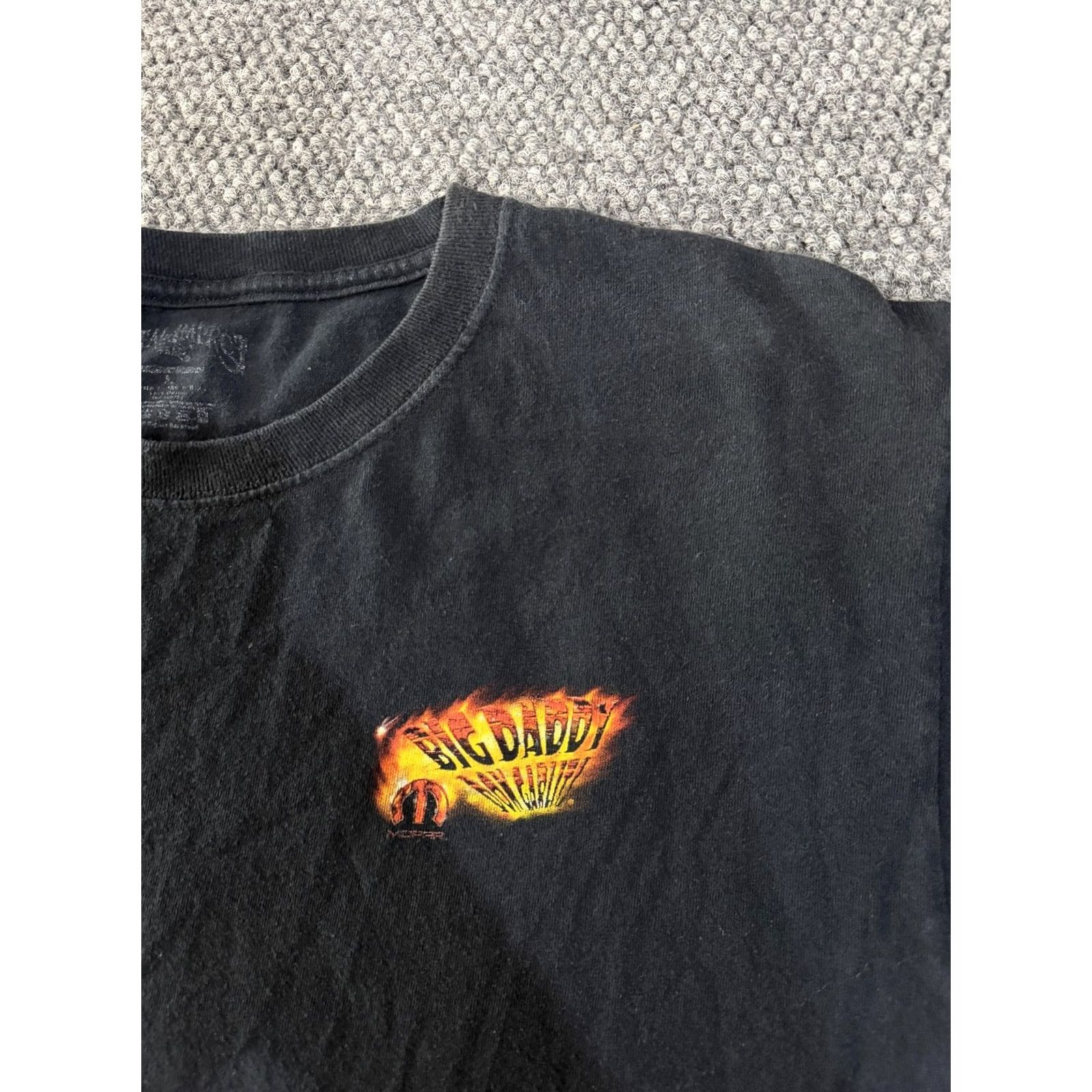 Vintage Total Impact Shirt Mens L Black Big Daddy Don Garlits Mopar Flames Racing Tee Size US L / EU 52-54 / 3 - 5 Thumbnail