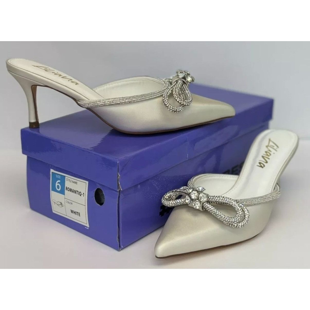 Other LILIANA / Romantiq 1 / Elegant / Satin / Pointed-Toe Heels Size US 9 / IT 39 - 7 Thumbnail