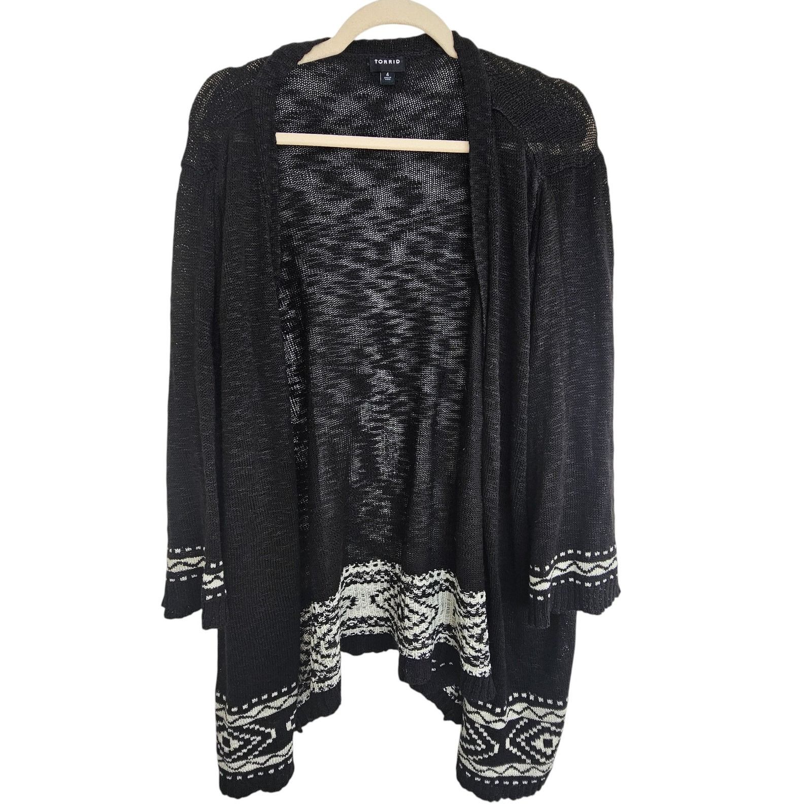 Torrid Torrid Women Slub Knit Cardigan Sweater Plus Sz 4X Layering Size 4XL / US 24-26 - 2 Thumbnail