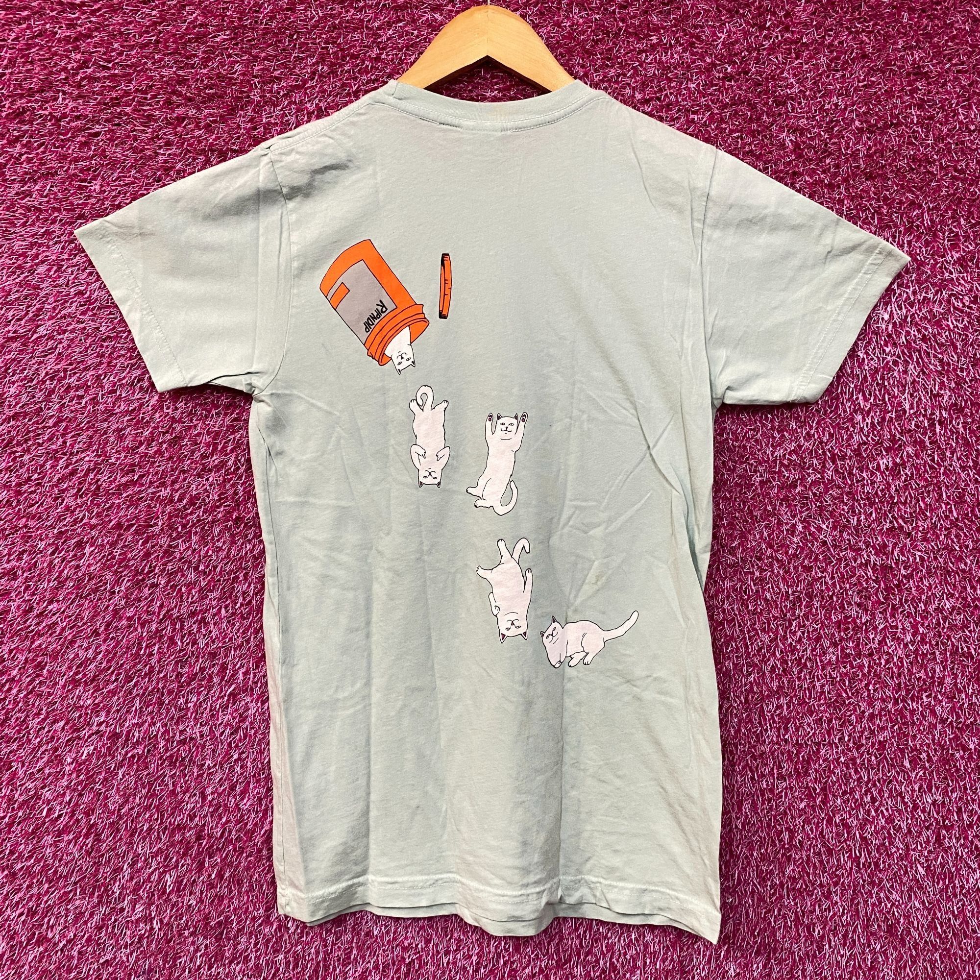 RIPNDIP RIPNDIP Lord Nermal Pills Graphic Design T-Shirt Small Size US S / EU 44-46 / 1 - 4 Thumbnail