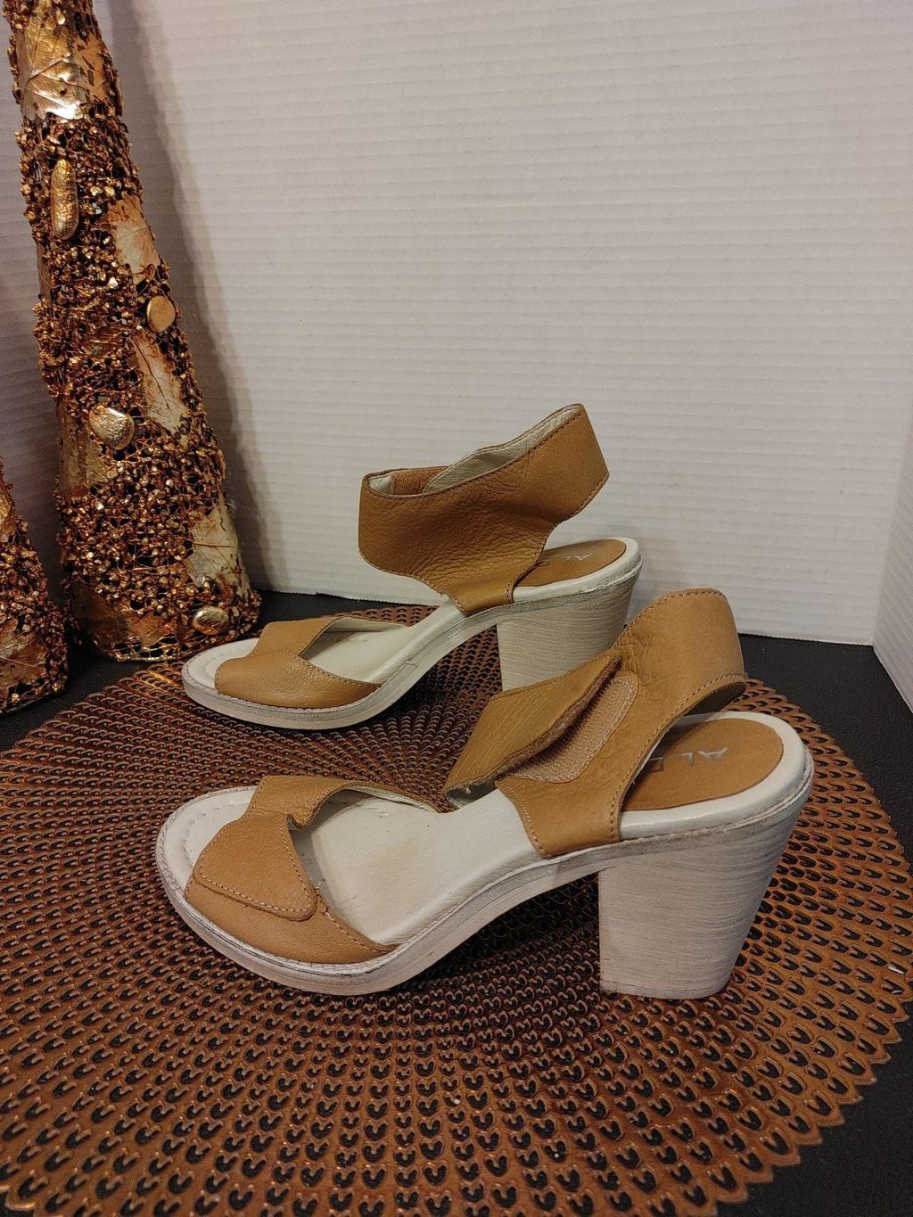 Aldo ALDO Leather Sandals Size 8.5 Size US 8.5 / IT 38.5 - 4 Thumbnail