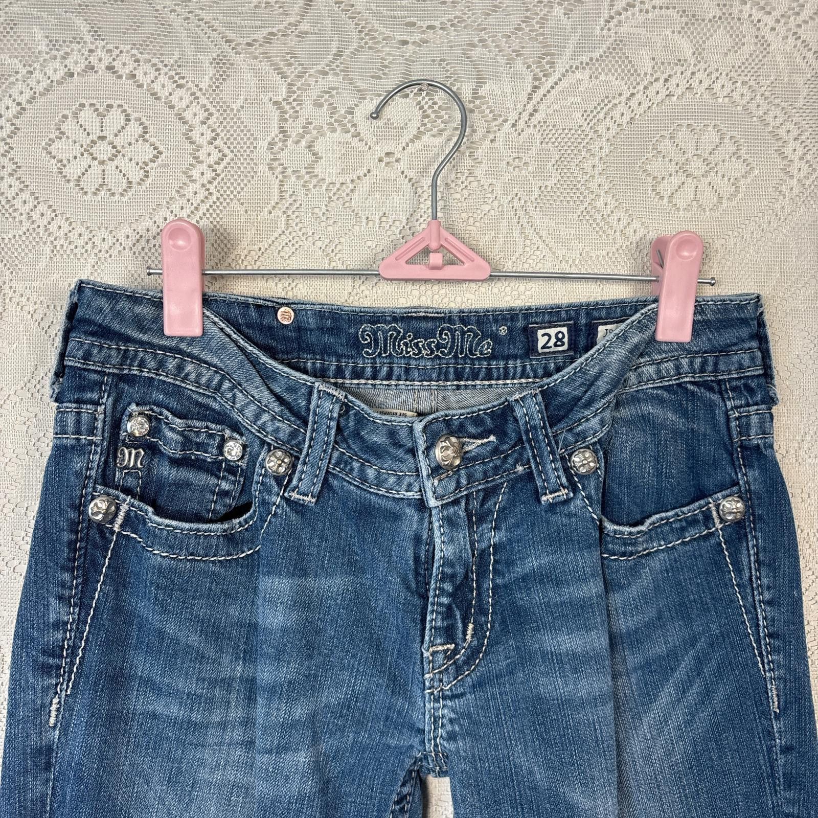Other y2k miss me flare embroidered jeans Size 28" / US 6 / IT 42 - 6 Thumbnail