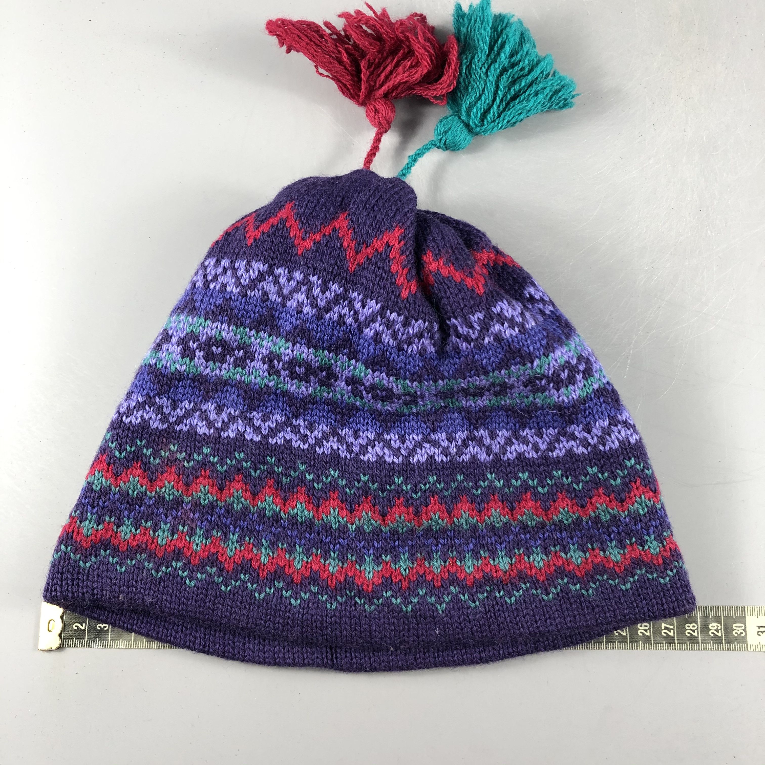 Japanese Brand × Vintage Capello Fair Isle Beanie Snow Hat Snow Cap -D230 Size ONE SIZE - 3 Thumbnail