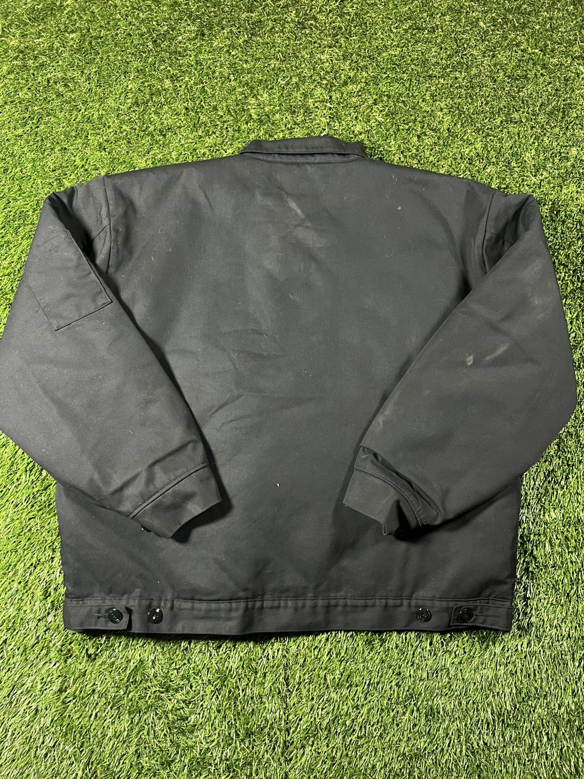 Vintage Vintage 90s Faded Valvoline Boxy Chore Fall Detroit Jacket Size US XL / EU 56 / 4 - 4 Thumbnail