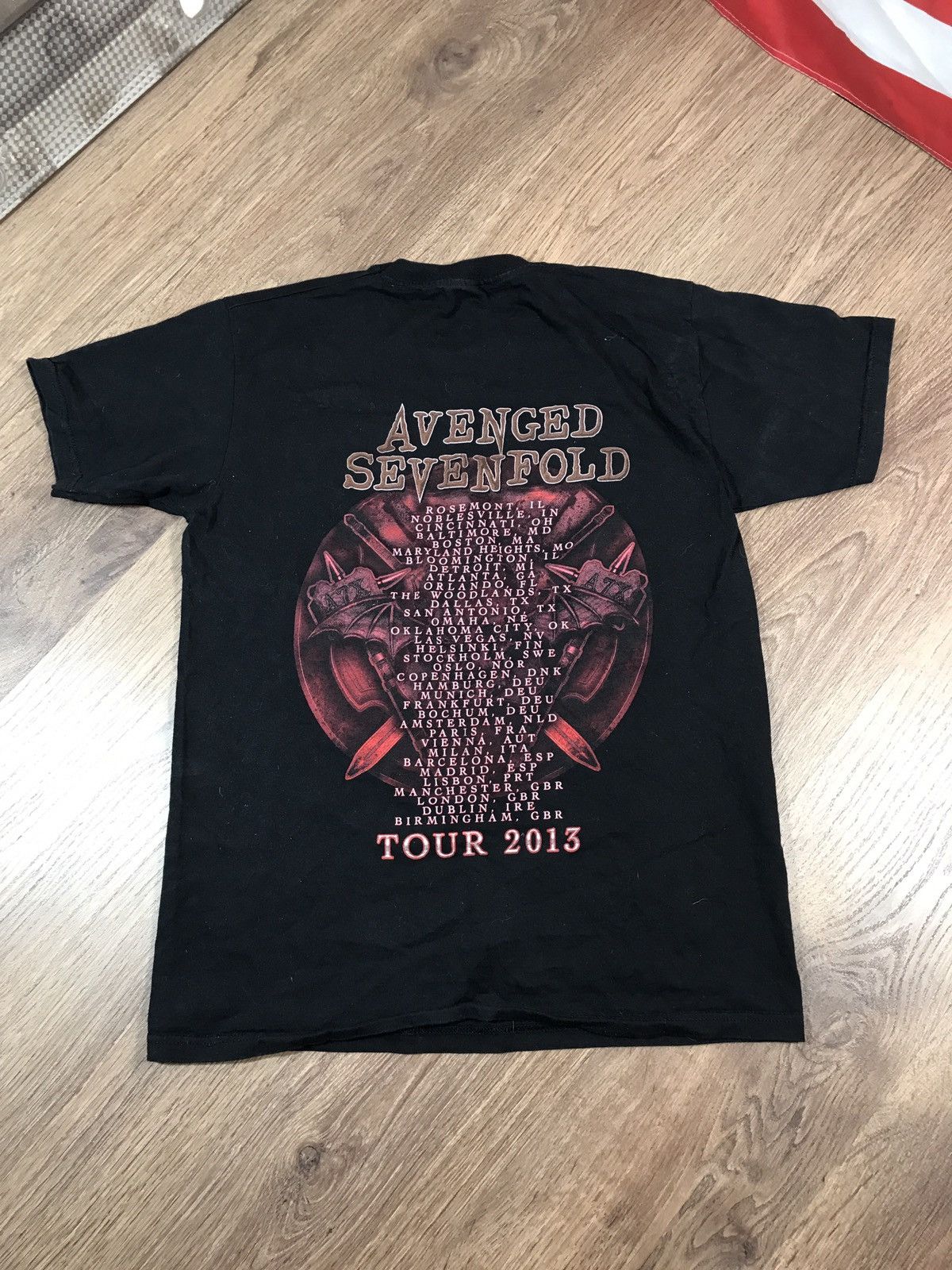 Band Tees Avenged Sevenfold Hail To The King Tour Size US L / EU 52-54 / 3 - 4 Thumbnail