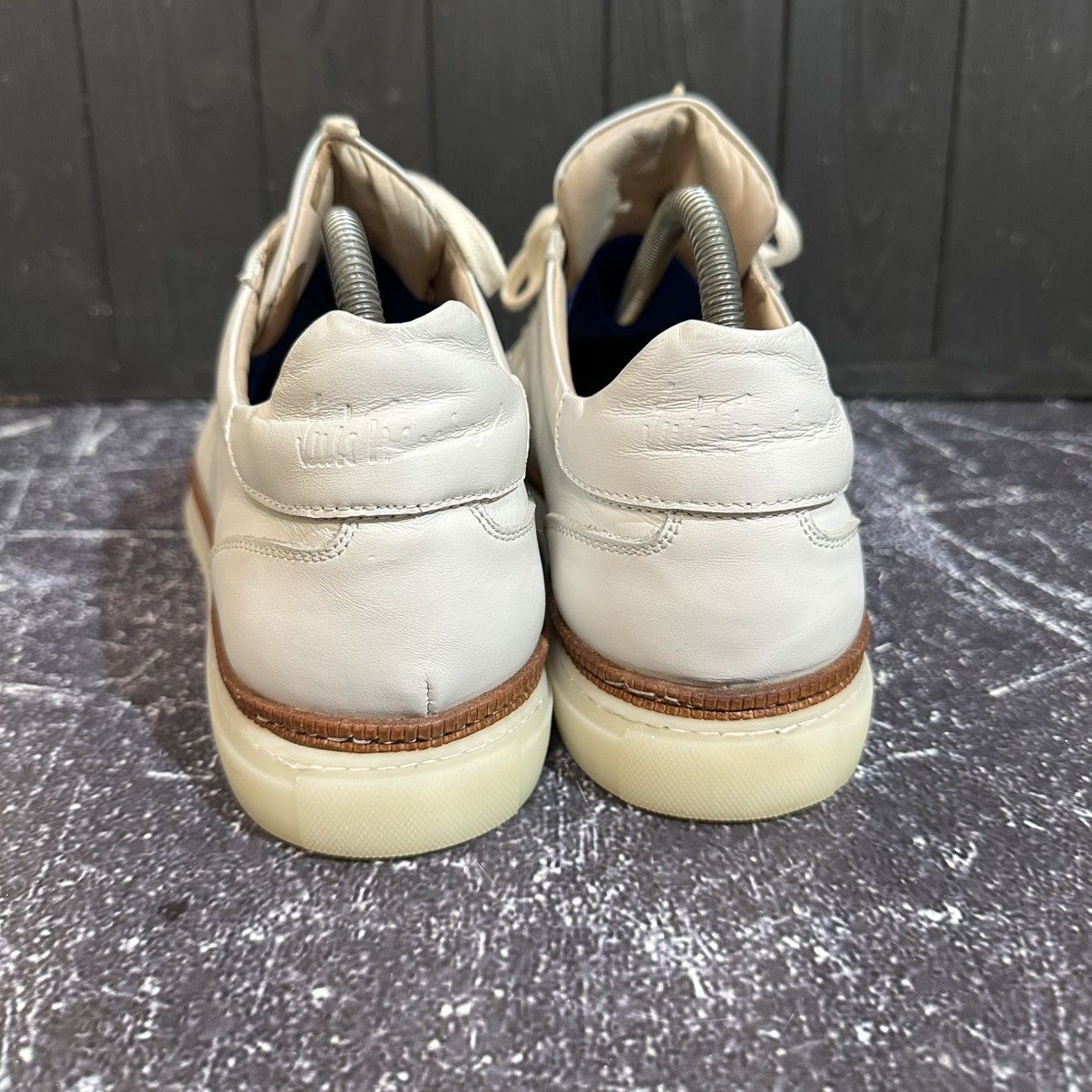 Other Luis Trenker Men’s White Leather Sneakers size 42 Size US 8.5 / EU 41-42 - 6 Thumbnail