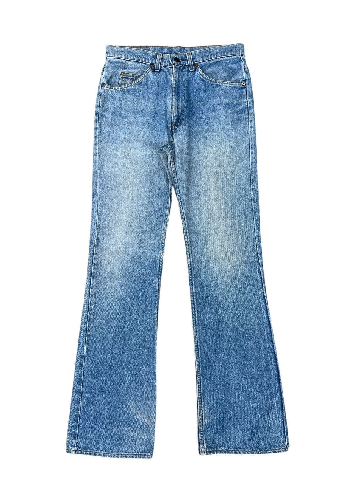 Levi's VTG 80s Levi’s 517 Orange Tag Aging Mud Denim Flare Jeans Size US 31 - 1 Thumbnail