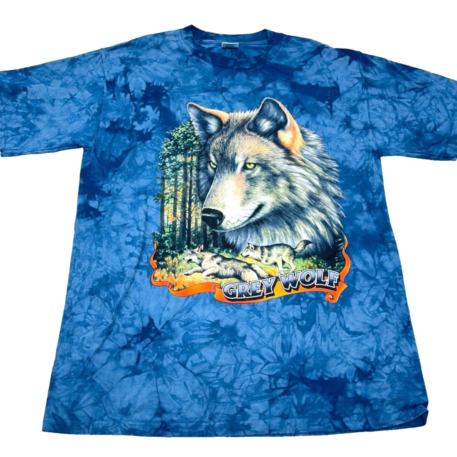Delta VINTAGE Delta T-Shirt Men L Blue Graphic Print 80s Retro Shirt Size US L / EU 52-54 / 3 - 2 Thumbnail