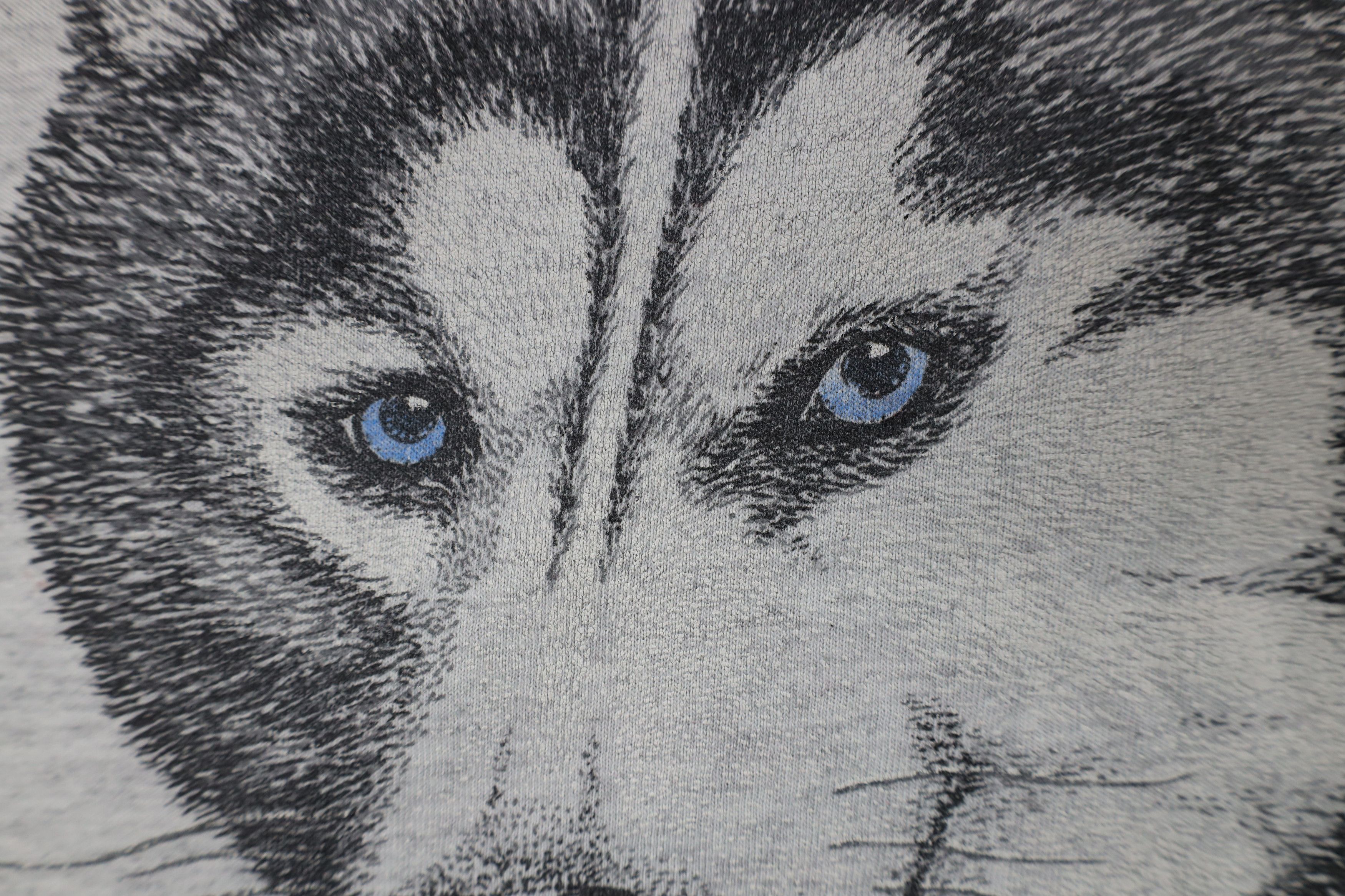 Vintage Vintage 90s Race Alaska Husky Dog Short Sleeve T-Shirt USA Size US L / EU 52-54 / 3 - 6 Thumbnail