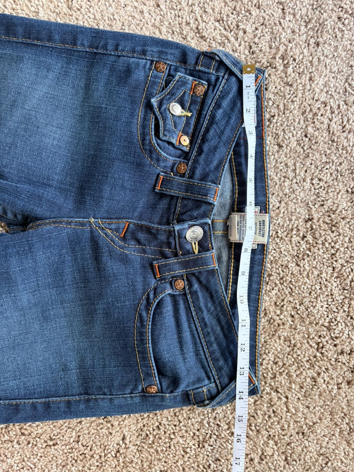 True Religion True Religion Jeans Navy Blue Size 27" / US 4 / IT 40 - 4 Thumbnail