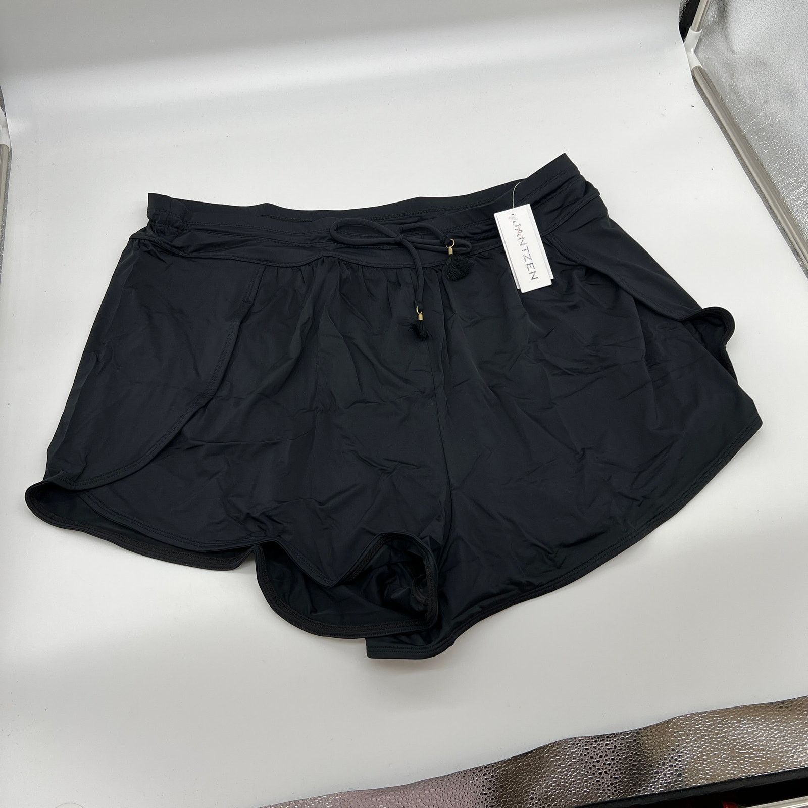 Jantzen Jantzen Cover-Up Swim Over-Short Black Size Plus 18 Size 40" / US 18 - 2 Thumbnail