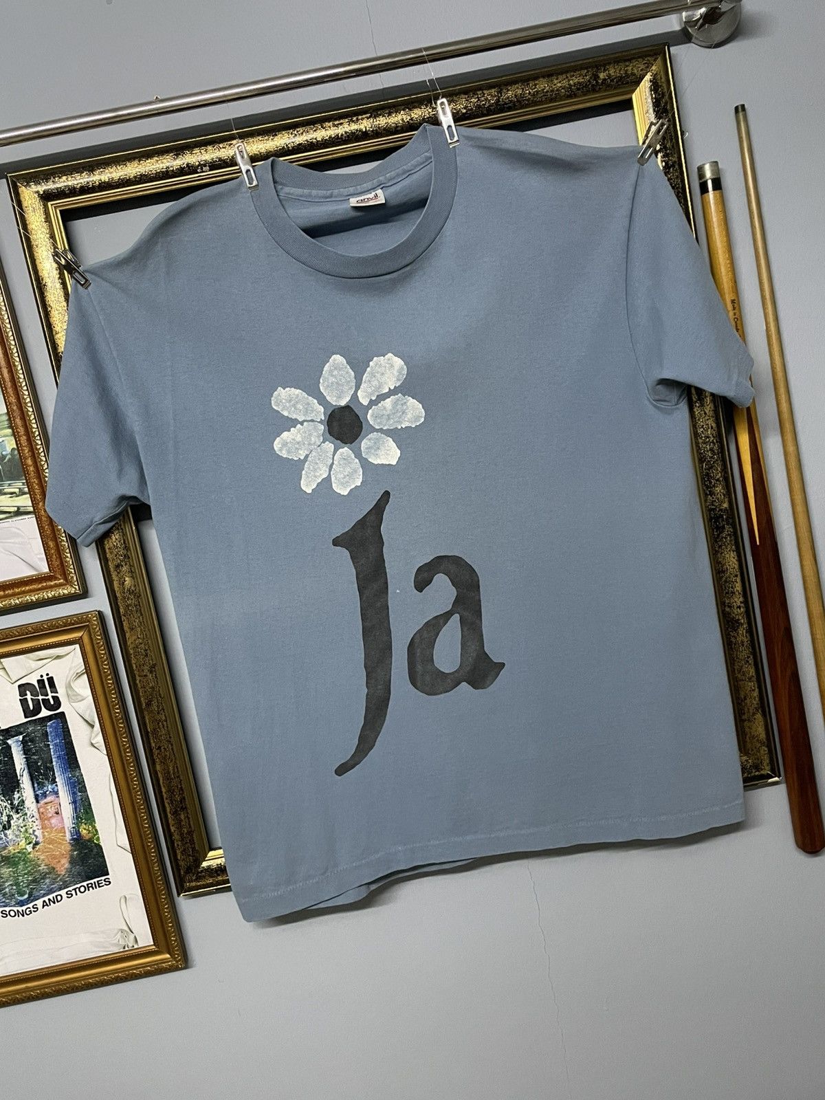 Vintage Vintage 1992 James Laid Art Flower Single Stitch Faded Tee Size US XL / EU 56 / 4 - 2 Thumbnail