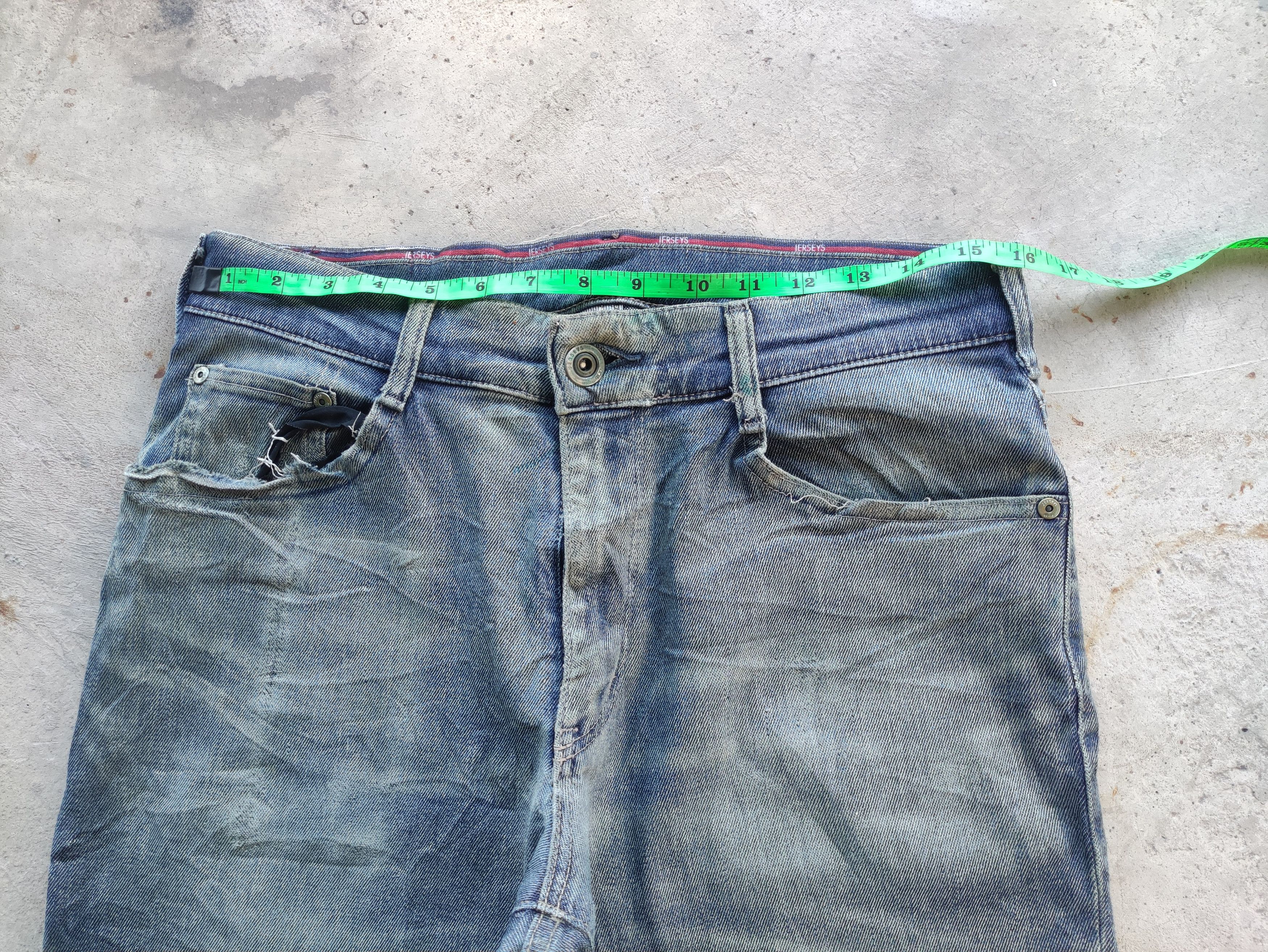 Edwin Vintage Edwin Japan Jean Distressed Faded denim Size US 32 / EU 48 - 6 Thumbnail