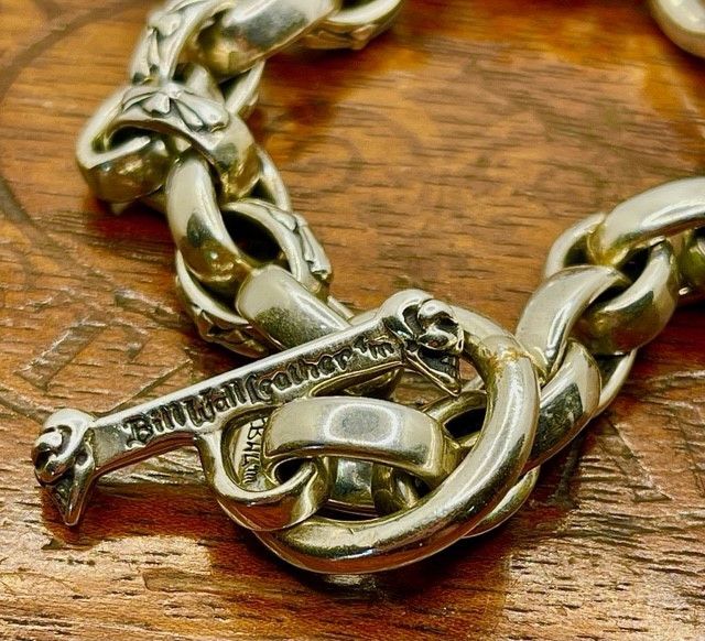 Other BWL Bill Wall Oval Link Skull Toggle Clasp Bracelet Size ONE SIZE - 7 Thumbnail