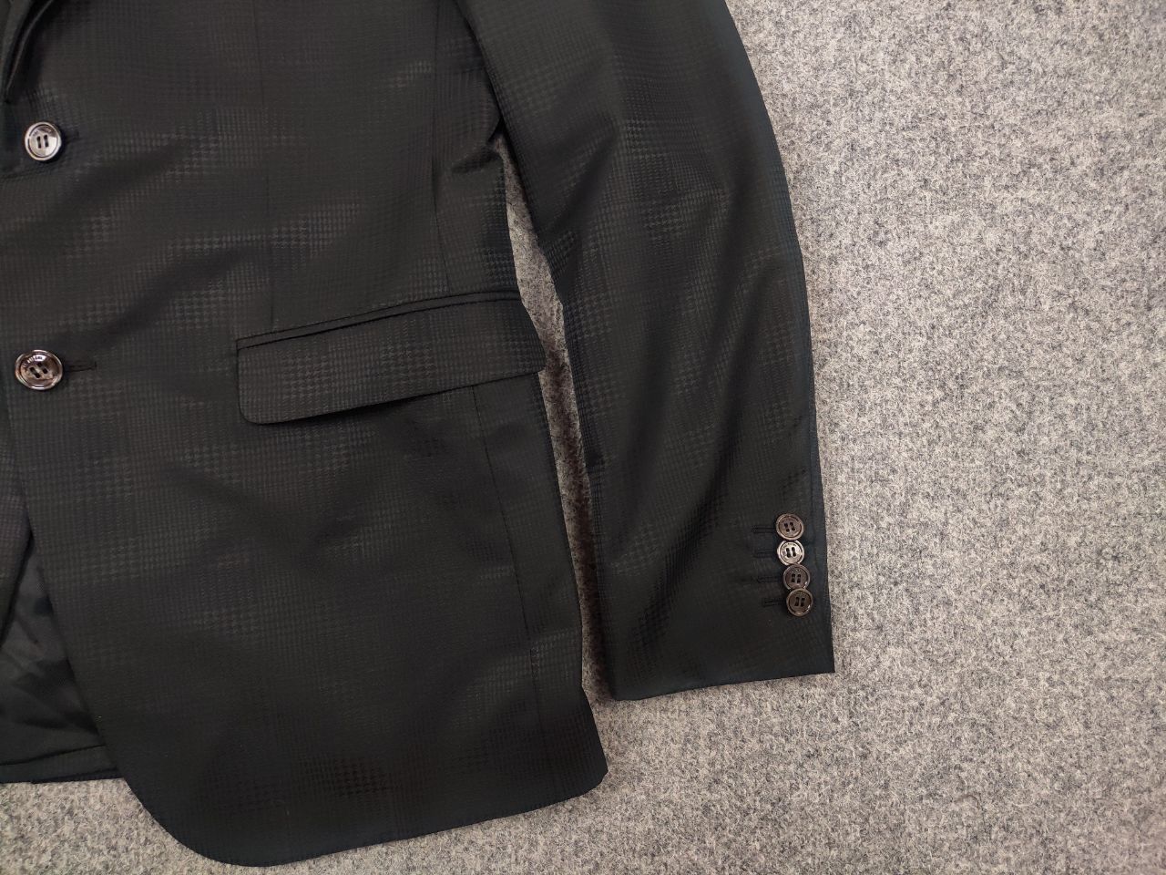 Pal Zileri Design double collar Patterned Wool Blazer Jacket