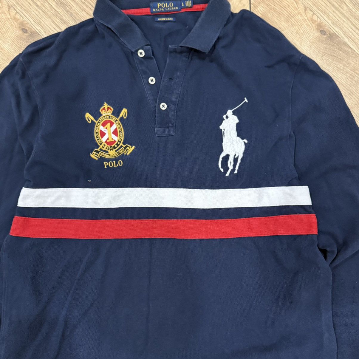 RRL Ralph Lauren Polo Ralph Lauren Vintage Regby Golf Sweatshirt 00S L Size US L / EU 52-54 / 3 - 4 Thumbnail