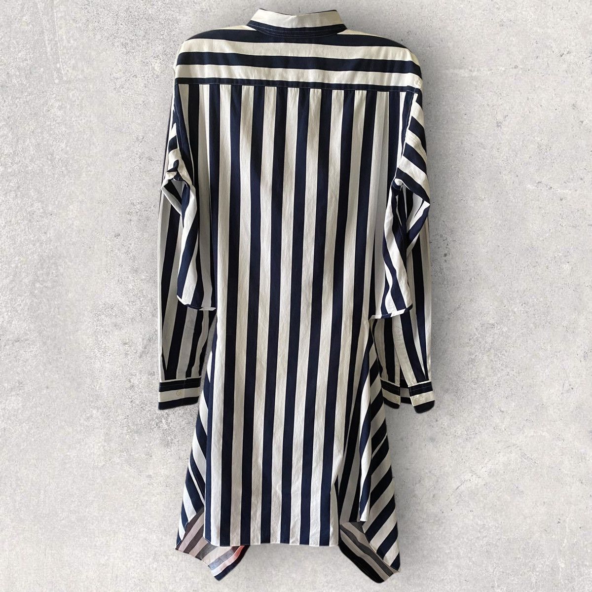 Comme des Garcons SS16 Blue/White Stripe Shirt Size US M / EU 48-50 / 2 - 5 Thumbnail