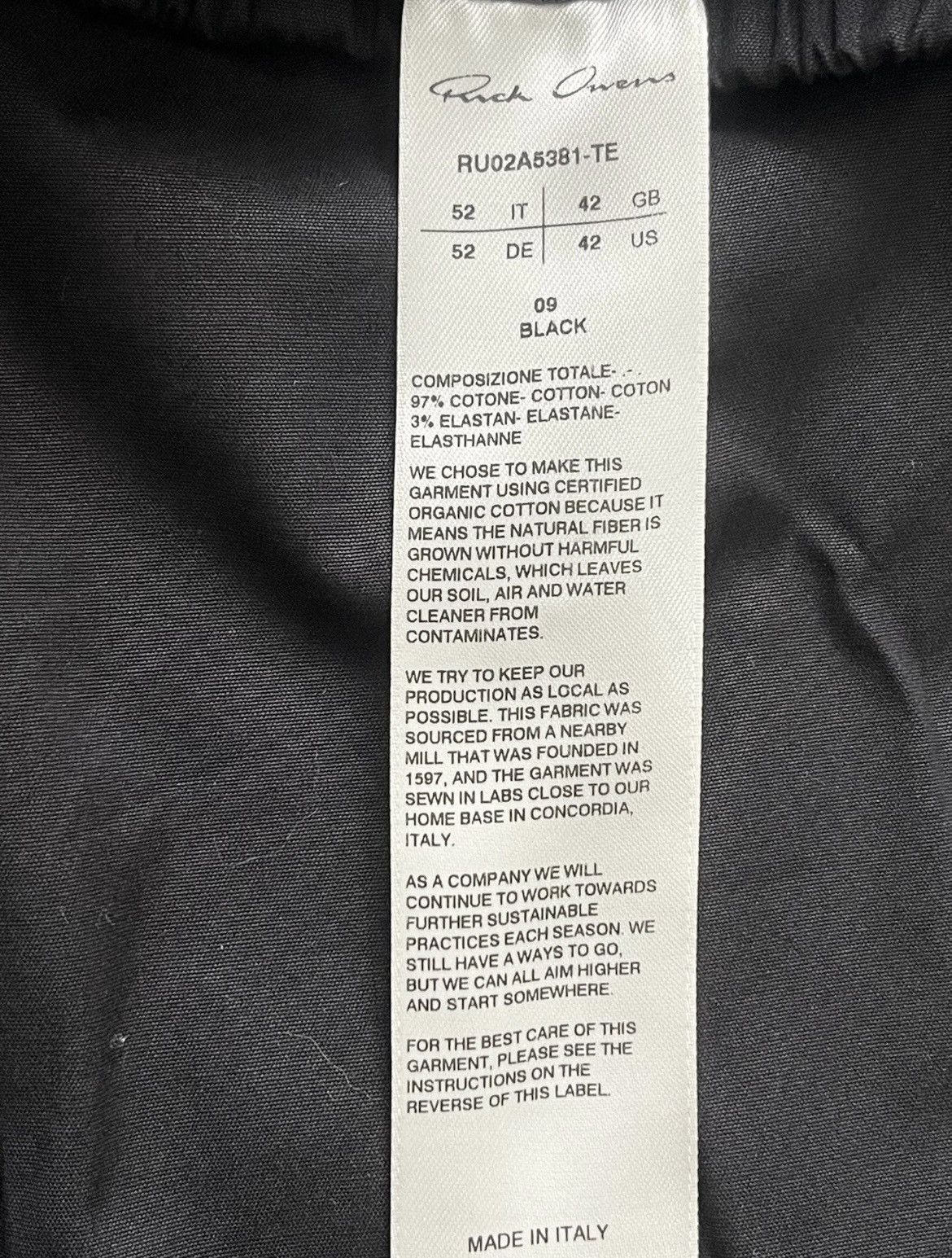 Rick Owens Rick Owens 21FW mainline cropped pants Size US 36 / EU 52 - 4 Thumbnail