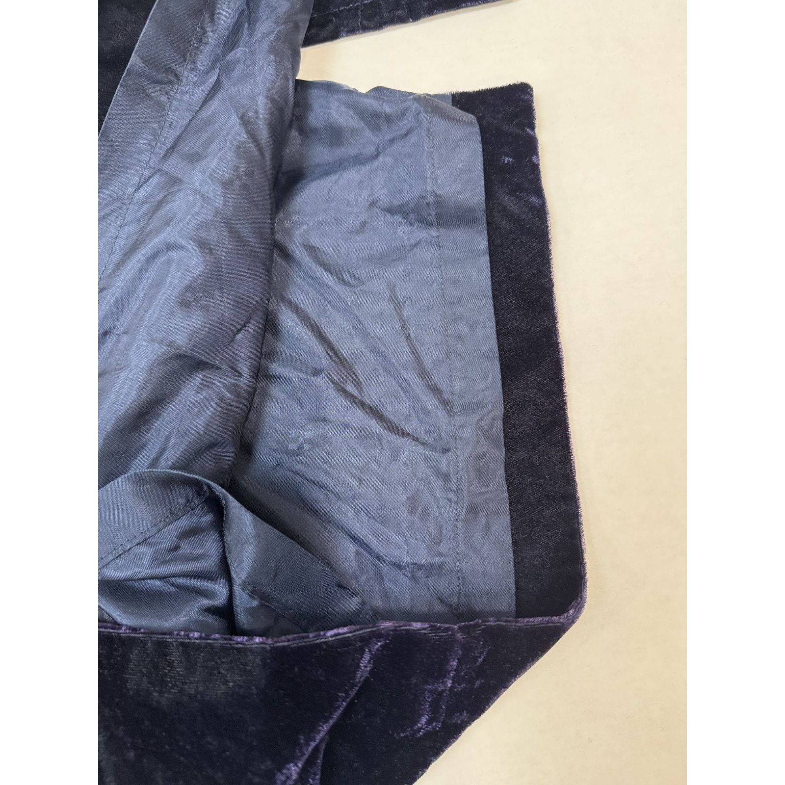 Other Vintage Talbots Dark Academia Velvet Dress Navy Gothic 8 Size M / US 6-8 / IT 42-44 - 8 Thumbnail