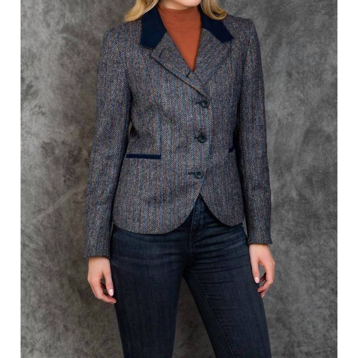 Sasha Tweed Jacket - Woodland Check