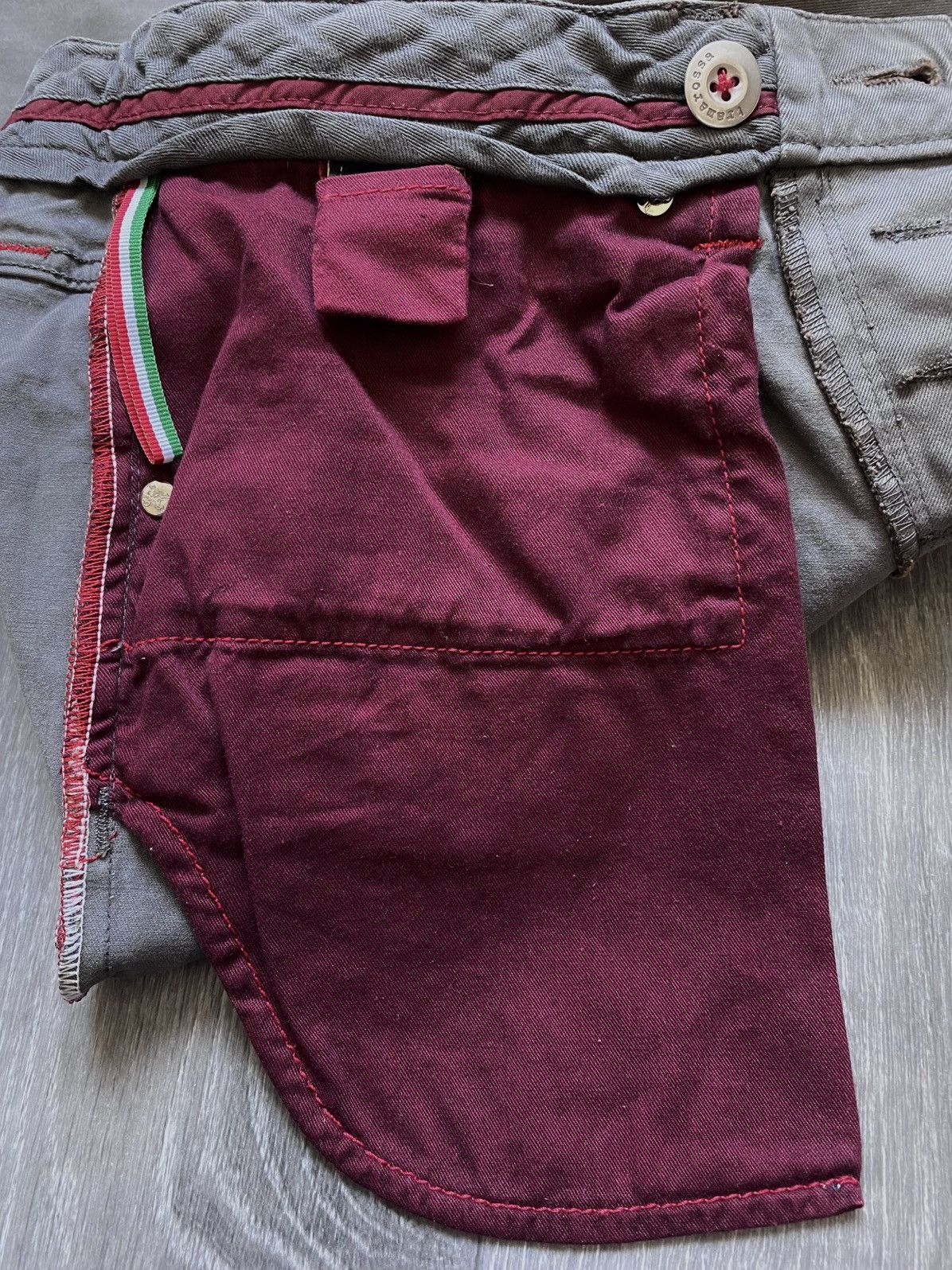 Other Sartoria Tramarossa Michelangelo Gray Casual Pants Trousers Size US 31 - 16 Thumbnail