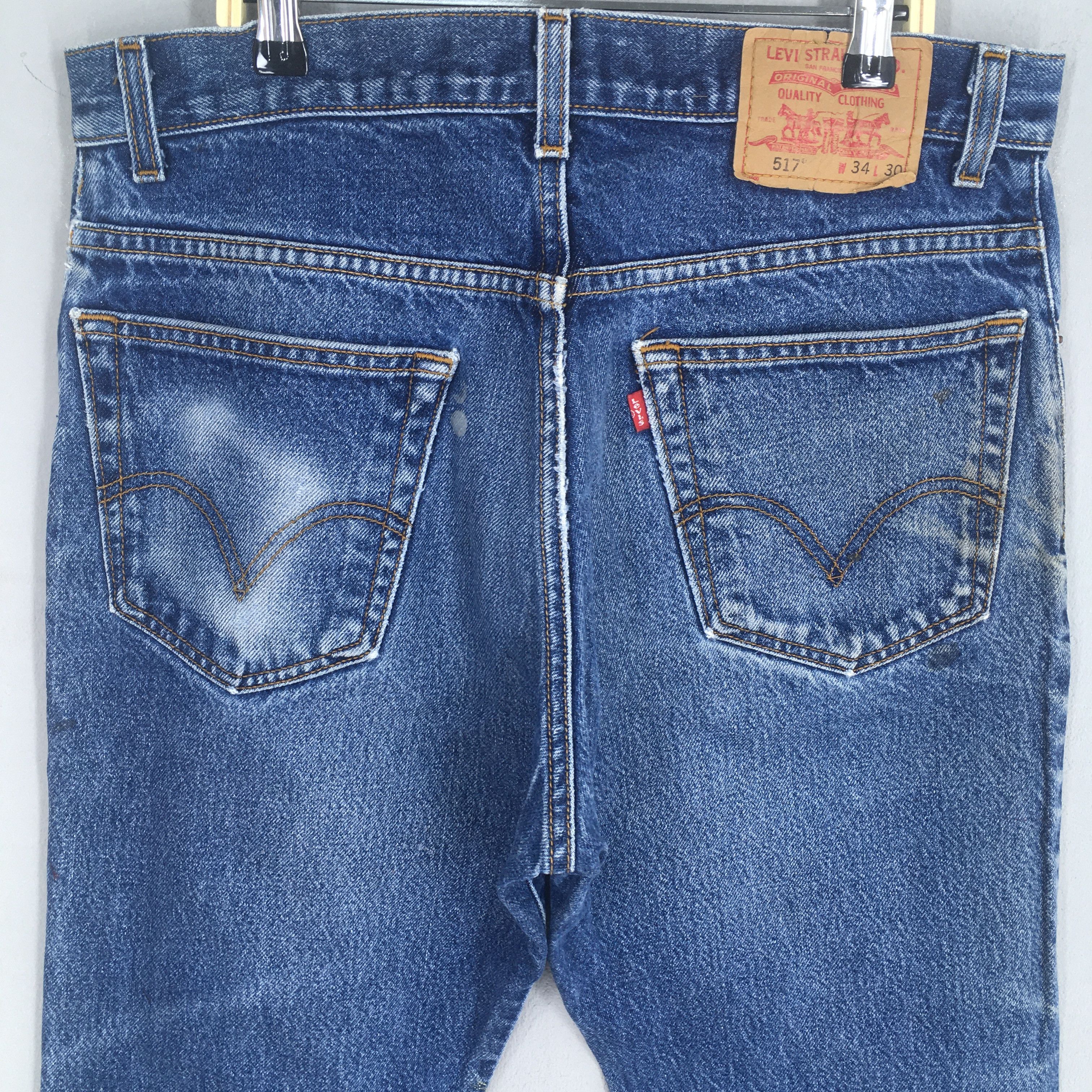 Levi's Size 33x30 Vintage Y2K Levi's 517 Bootcut Flared Jeans S1991 Size US 33 - 11 Thumbnail