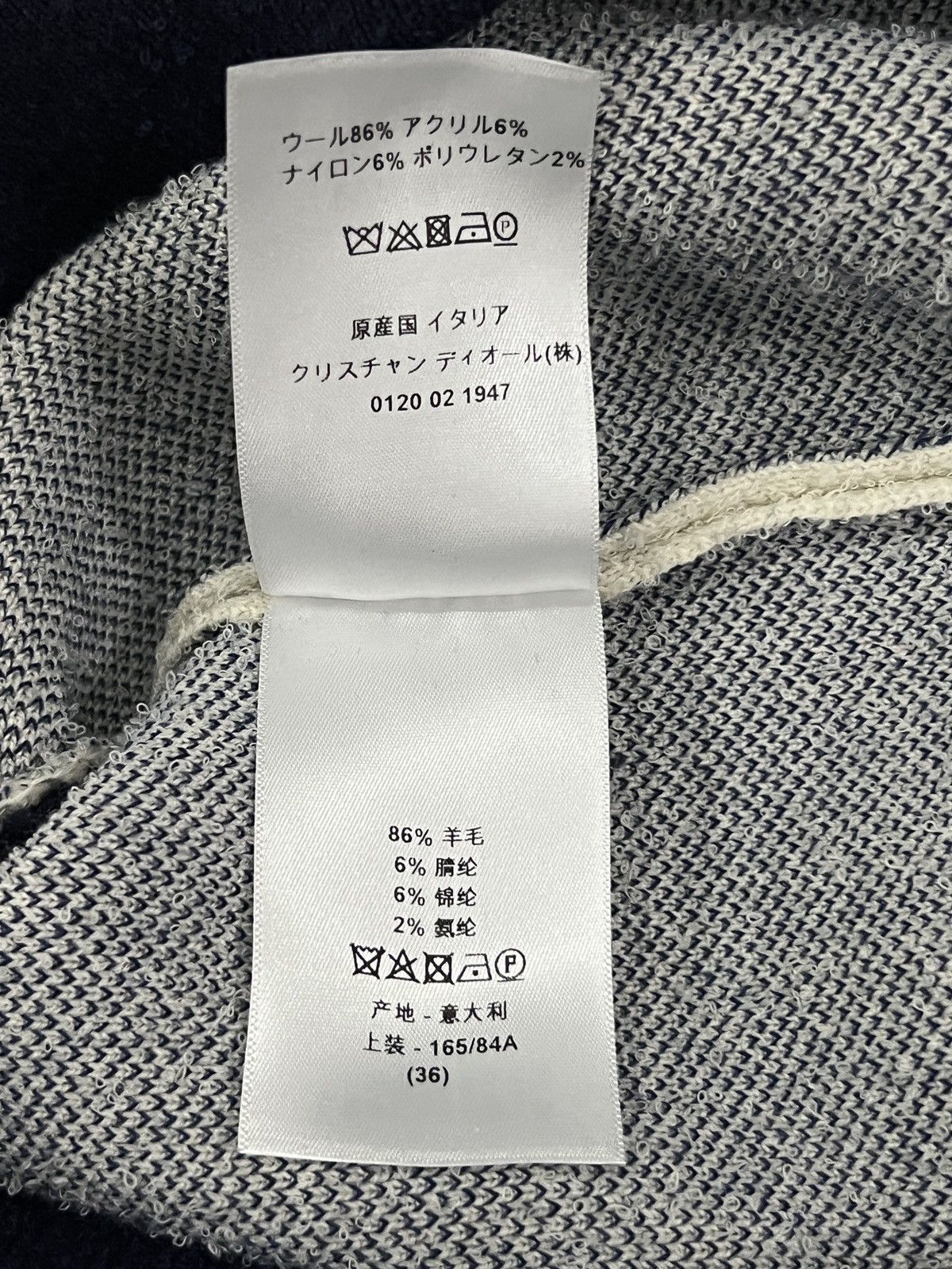 Dior Christian Dior "I Love Paris" Wool Knit Baseball Jacket Size US XS / EU 42 / 0 - 14 Thumbnail