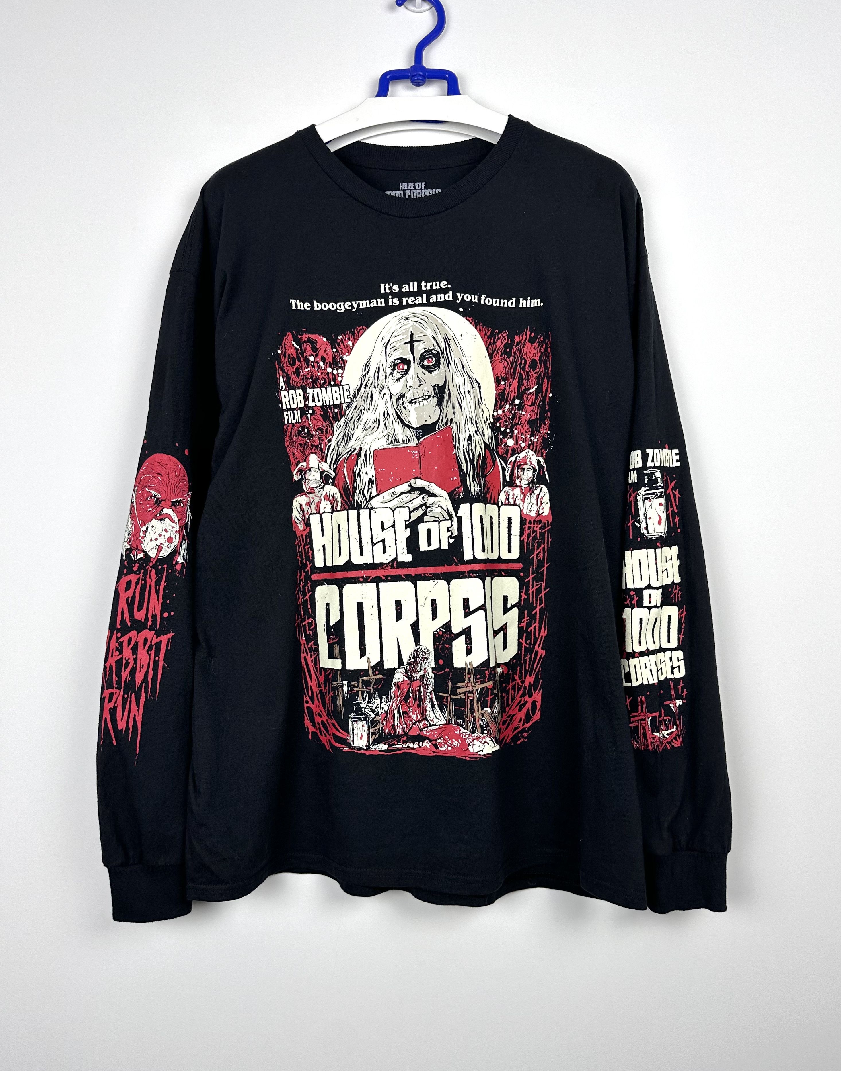 Vintage House of 100 Corpses longsleeve men's sweatshirt Size US XL / EU 56 / 4 - 1 Thumbnail