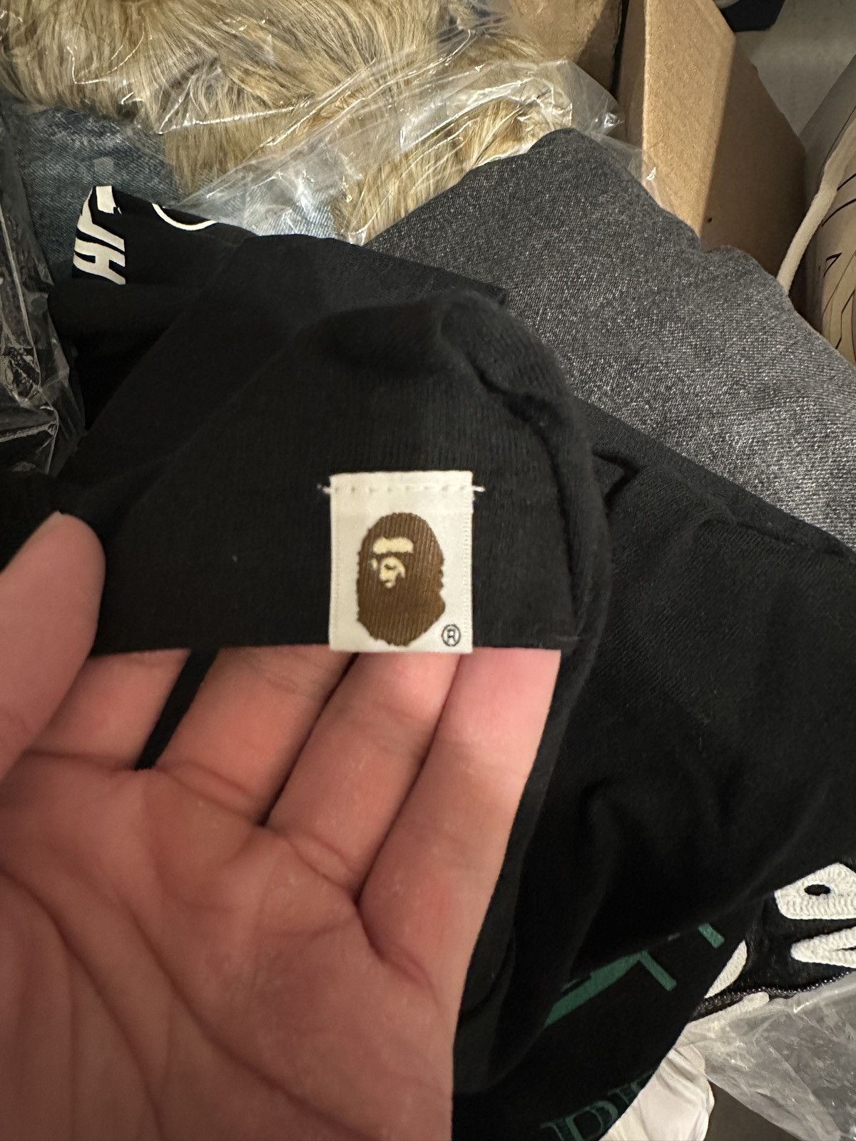 Bape Money B Logo Tee Black Size US S / EU 44-46 / 1 - 9 Thumbnail