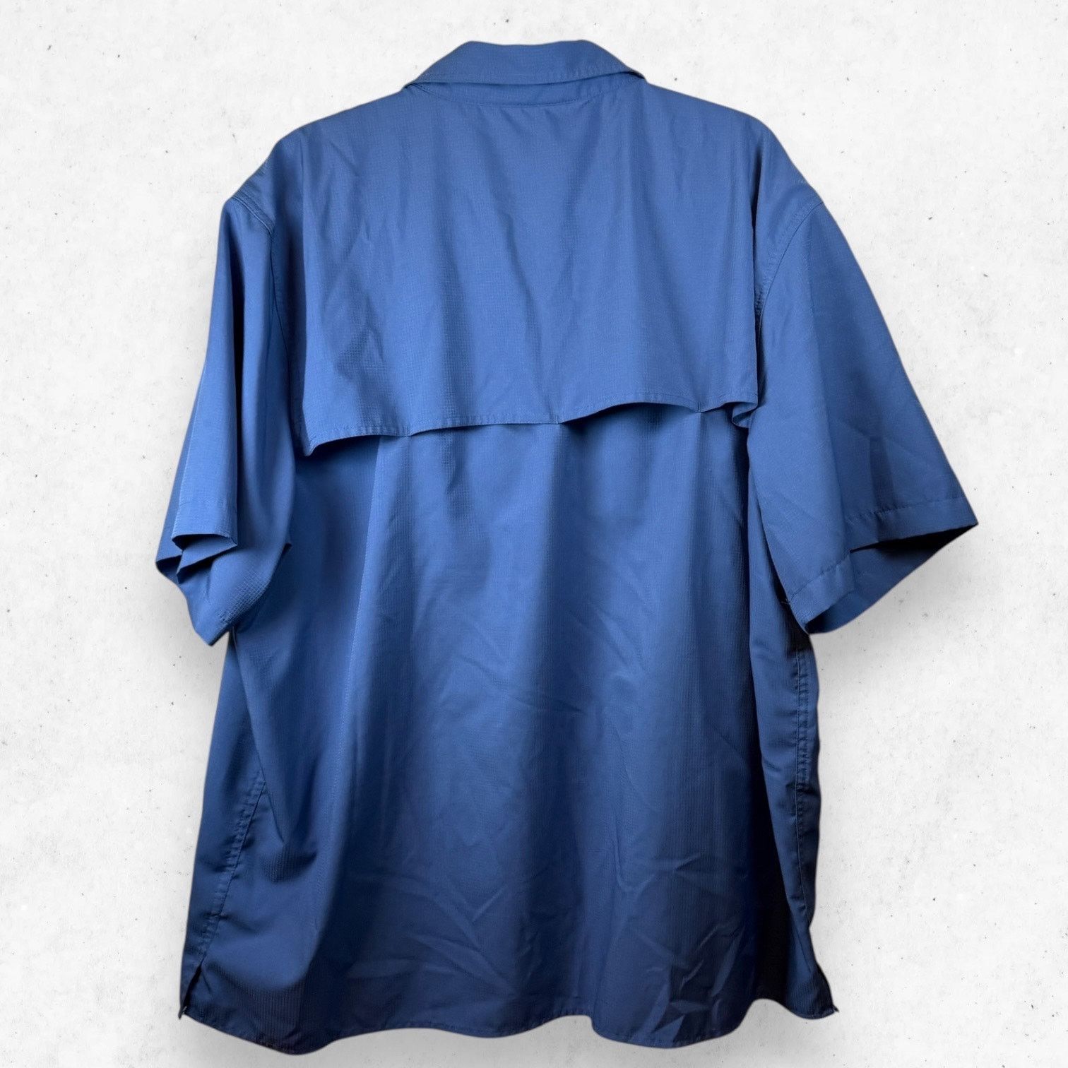 Eddie Bauer Eddie Bauer Outdoor Fishing Shirt XXL Blue Polyester Size US XXL / EU 58 / 5 - 2 Thumbnail