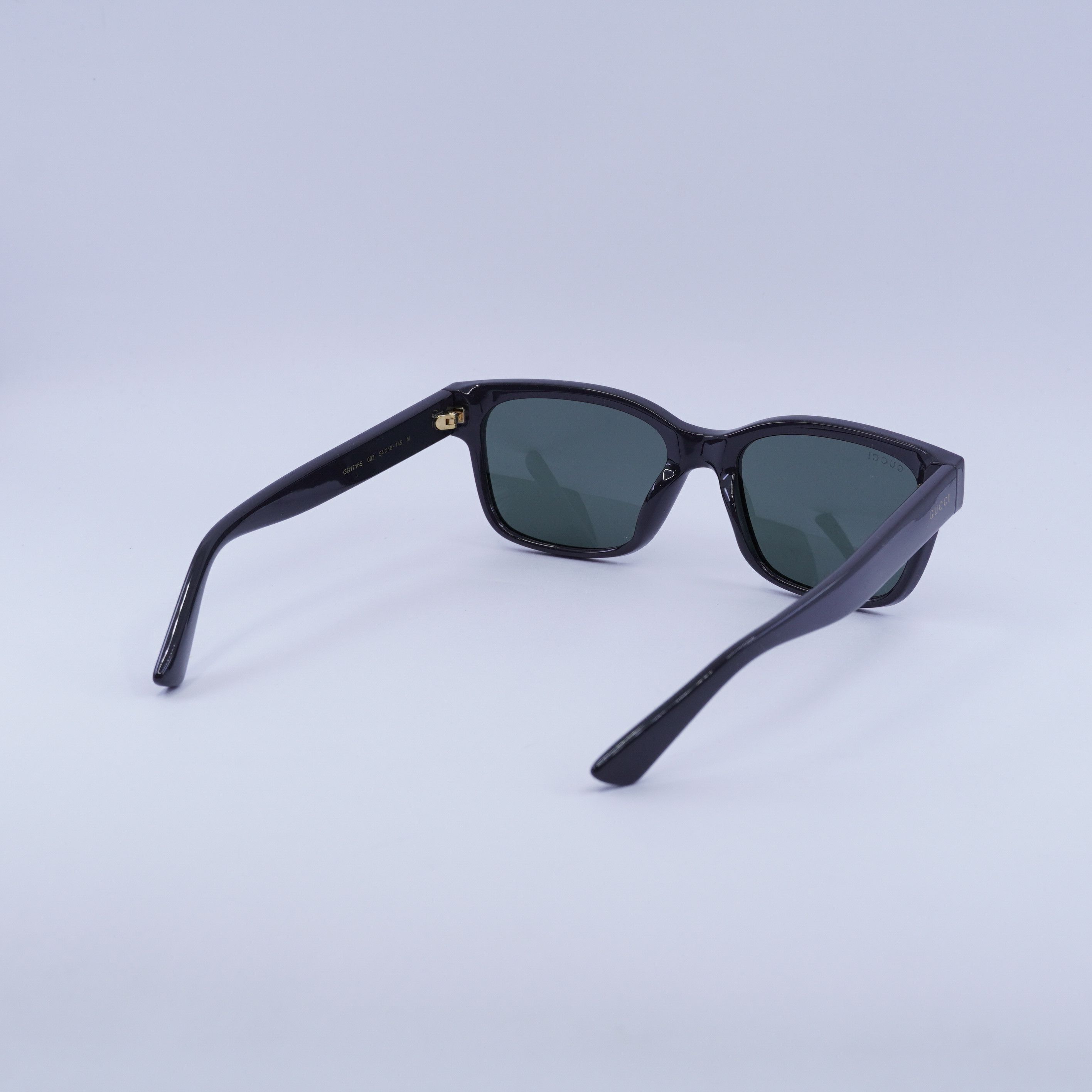 Gucci Gucci GG1716S 003 Sunglasses Grey Square Frame, Grey Lenses Size ONE SIZE - 4 Thumbnail