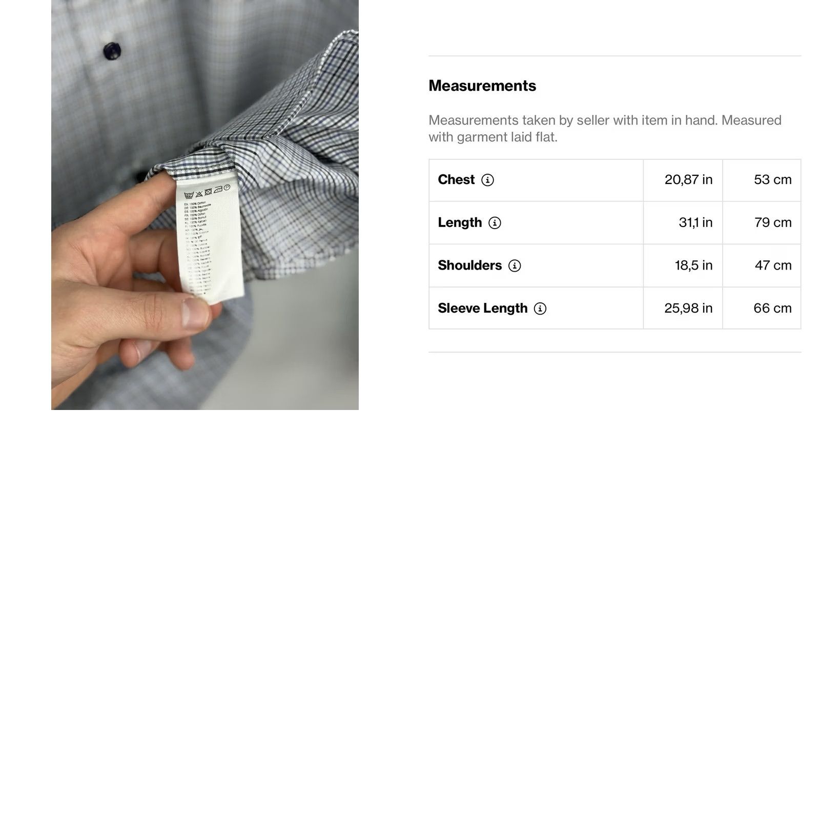 Eton ETON Slim Fit Micro Check Dress Shirt Multicolor M Mens Size 40R - 8 Thumbnail