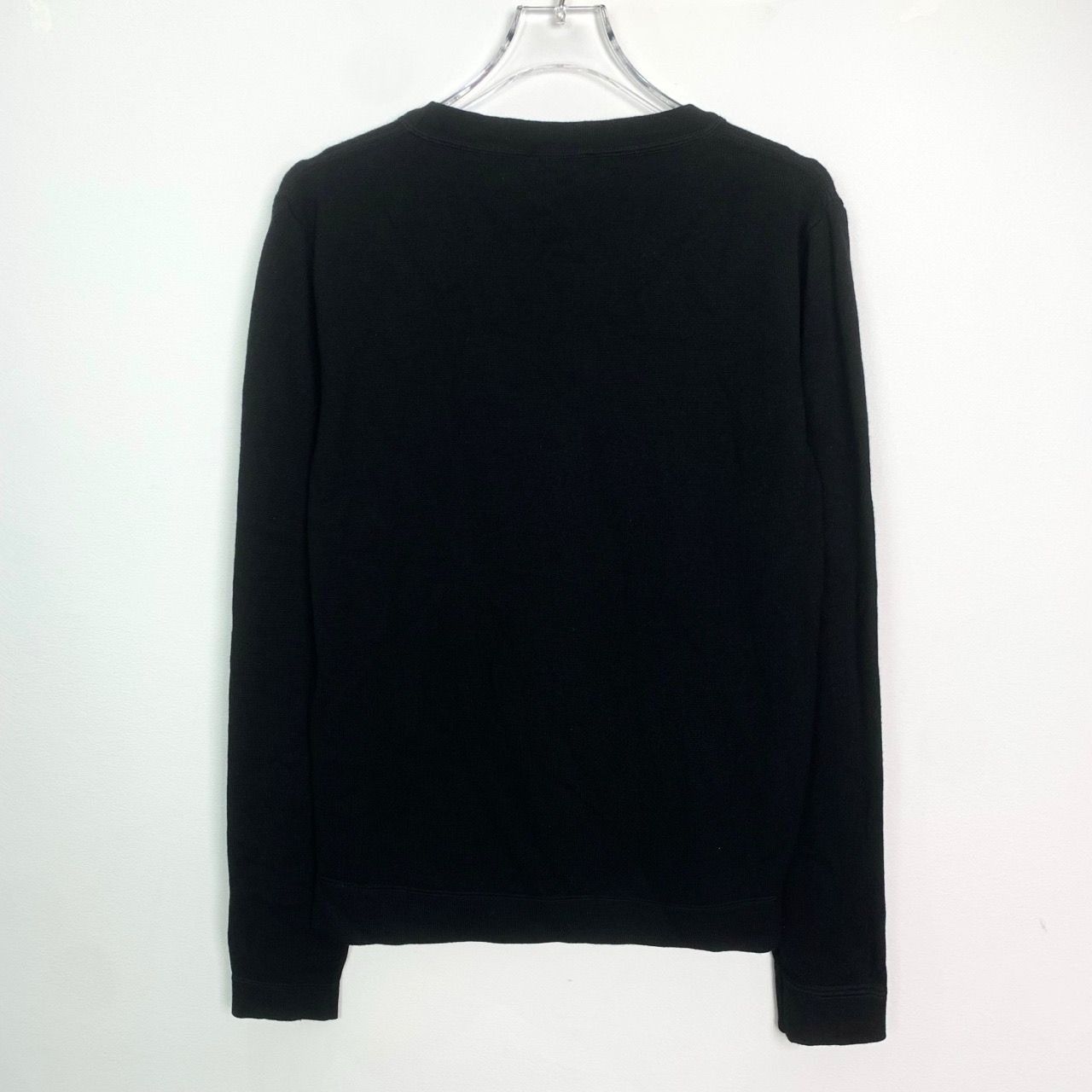 Fendi Fendi Womens Black Sweater With Colorful Fur Appliqué Eyes D Size M / US 6-8 / IT 42-44 - 2 Thumbnail