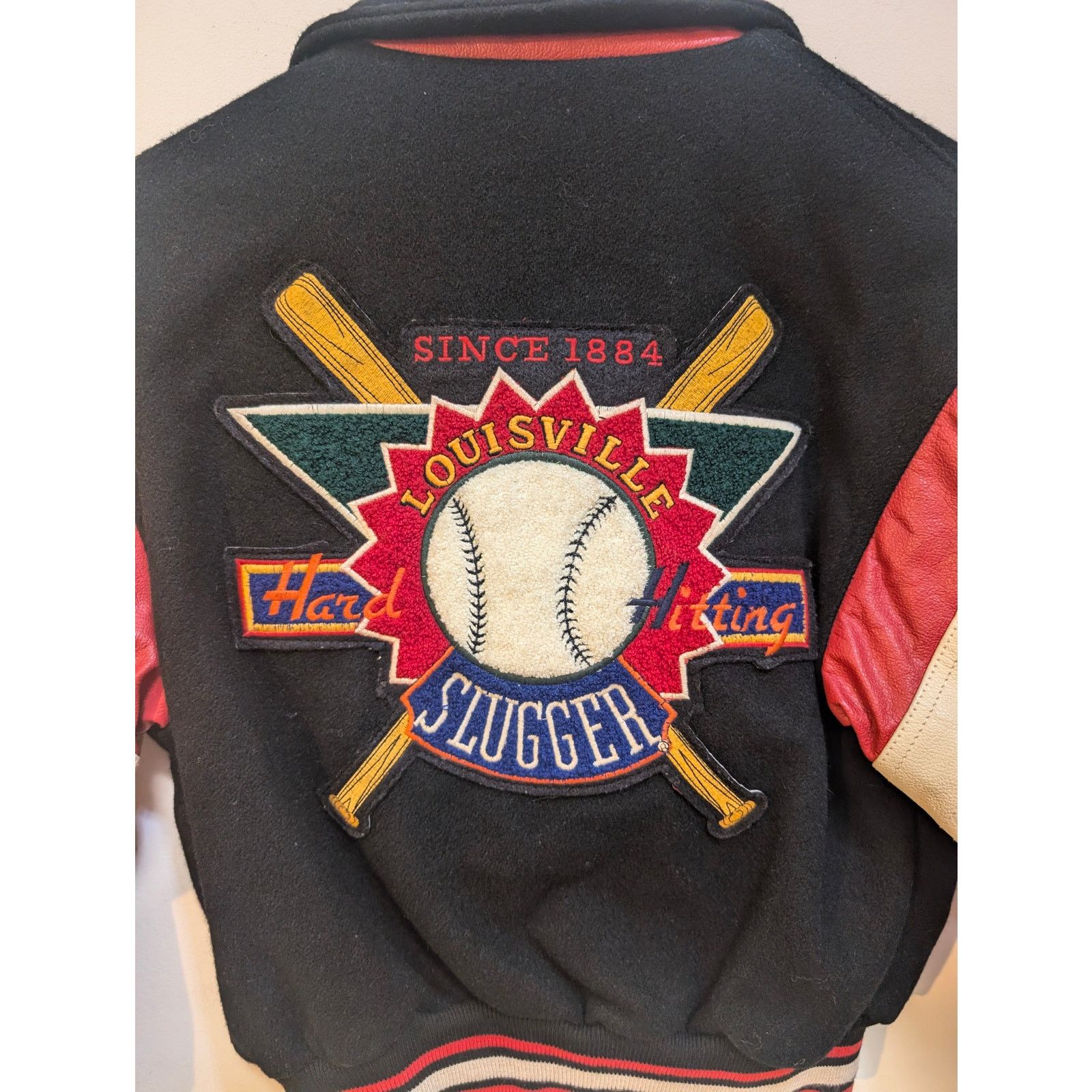 Cooperstown Collection Louisville Slugger MLB Varsity Jacket Vintage 80s Kid's Sz M Size M / US 6-8 / IT 42-44 - 5 Thumbnail