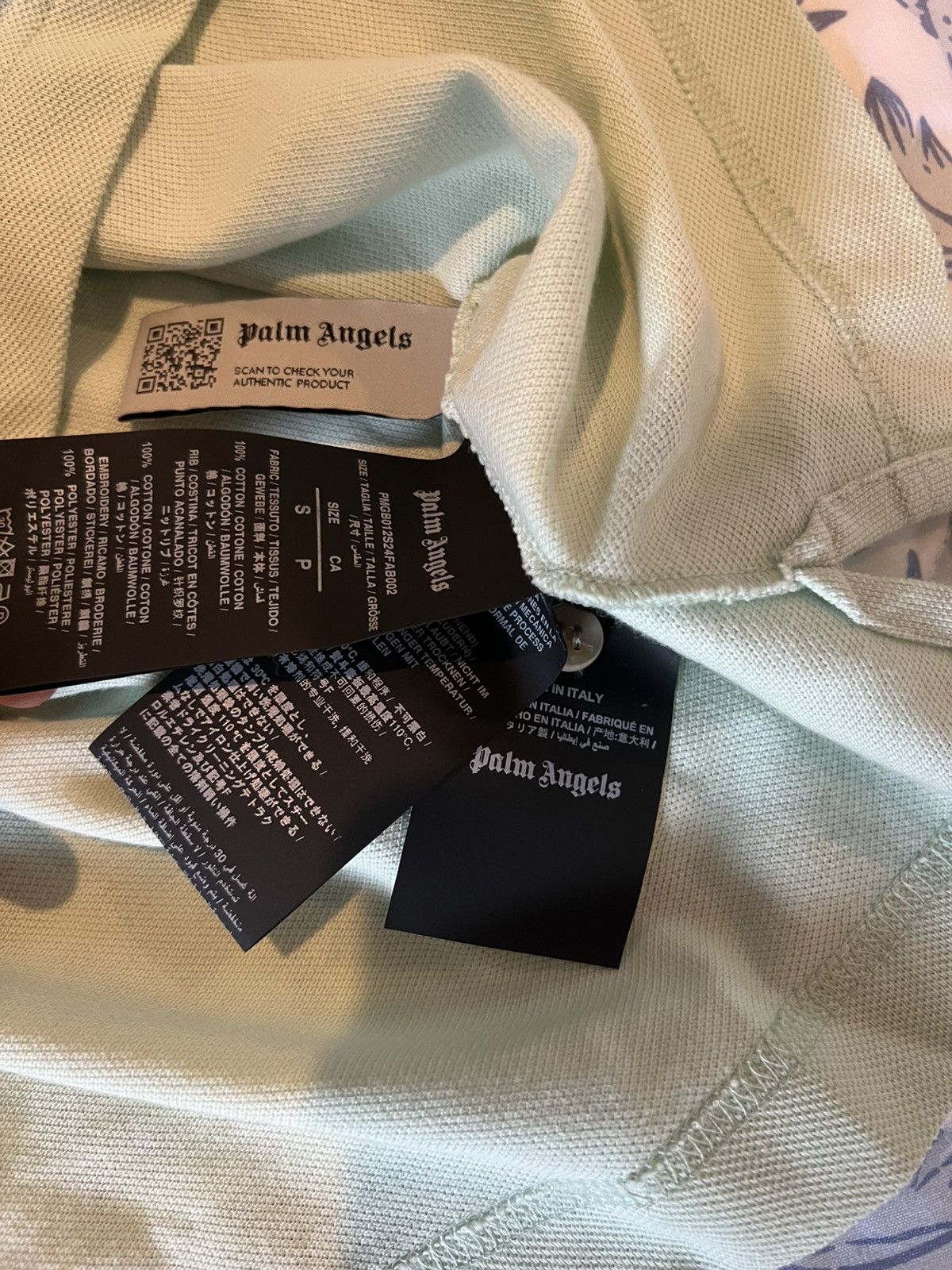 Palm Angels Palm Angels Classic Logo Polo ‘Mint’ Size US S / EU 44-46 / 1 - 5 Thumbnail