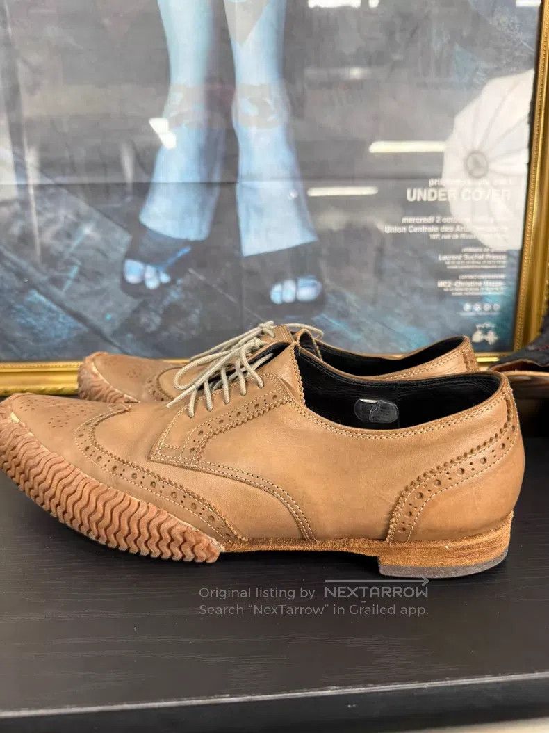 Maison MIHARA YASUHIRO Maison MIHARA YASUHIRO Carved Railing Leather Shoes Size US 6 / EU 39 - 4 Thumbnail