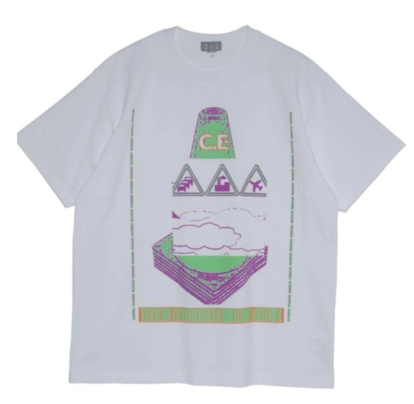 Cav Empt Cav Empt C.E. cone tee shirt White S/S 19 T-shirt Size US S / EU 44-46 / 1 - 1 Thumbnail