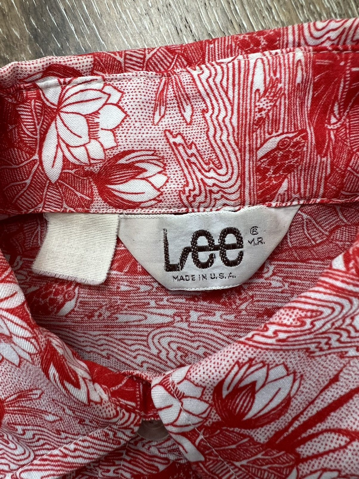 Lee Vintage 70s Lee rayon Buttonup shirt Size US S / EU 44-46 / 1 - 3 Thumbnail