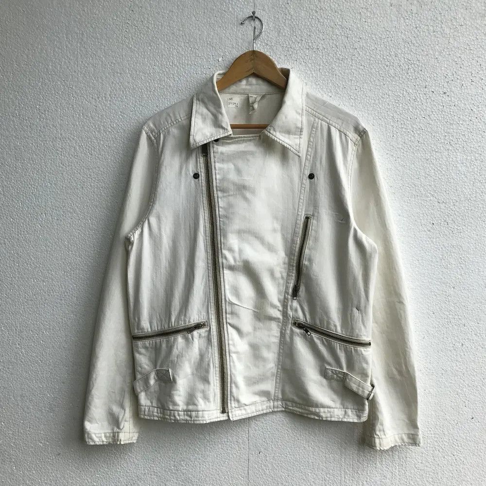 Japanese Brand Vintage On Board Street motorcycle jacket double collared Size US L / EU 52-54 / 3 - 1 Thumbnail