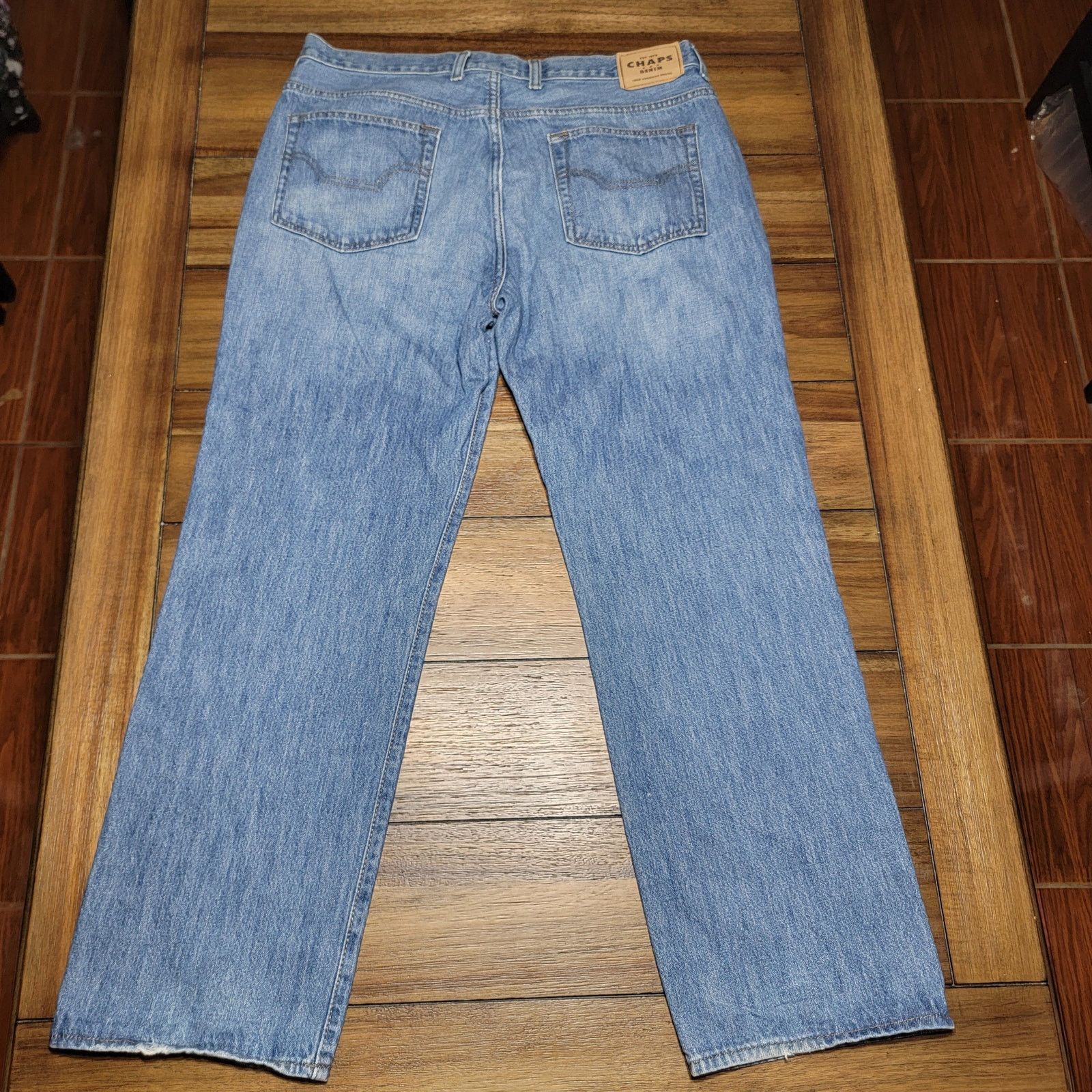 Chaps Chaps Straight Leg Denim Jeans - Size 36/30 Size US 36 / EU 52 - 3 Thumbnail